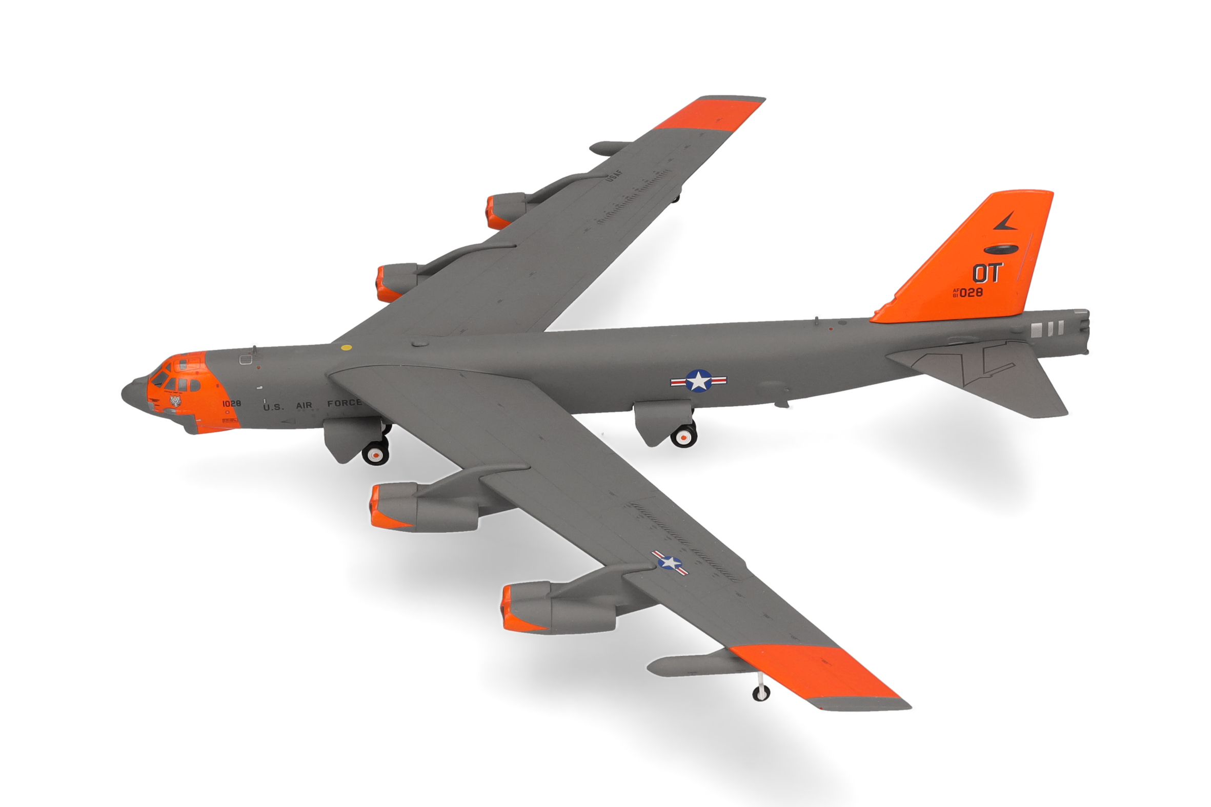 herpa 573726 - B-52H USAF 49th TES Orange