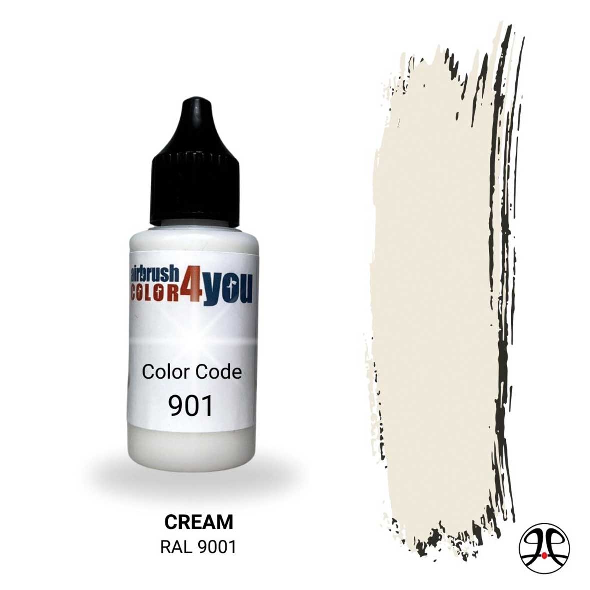 Busch 961000901 - Acrylfarbe Cremeweiß