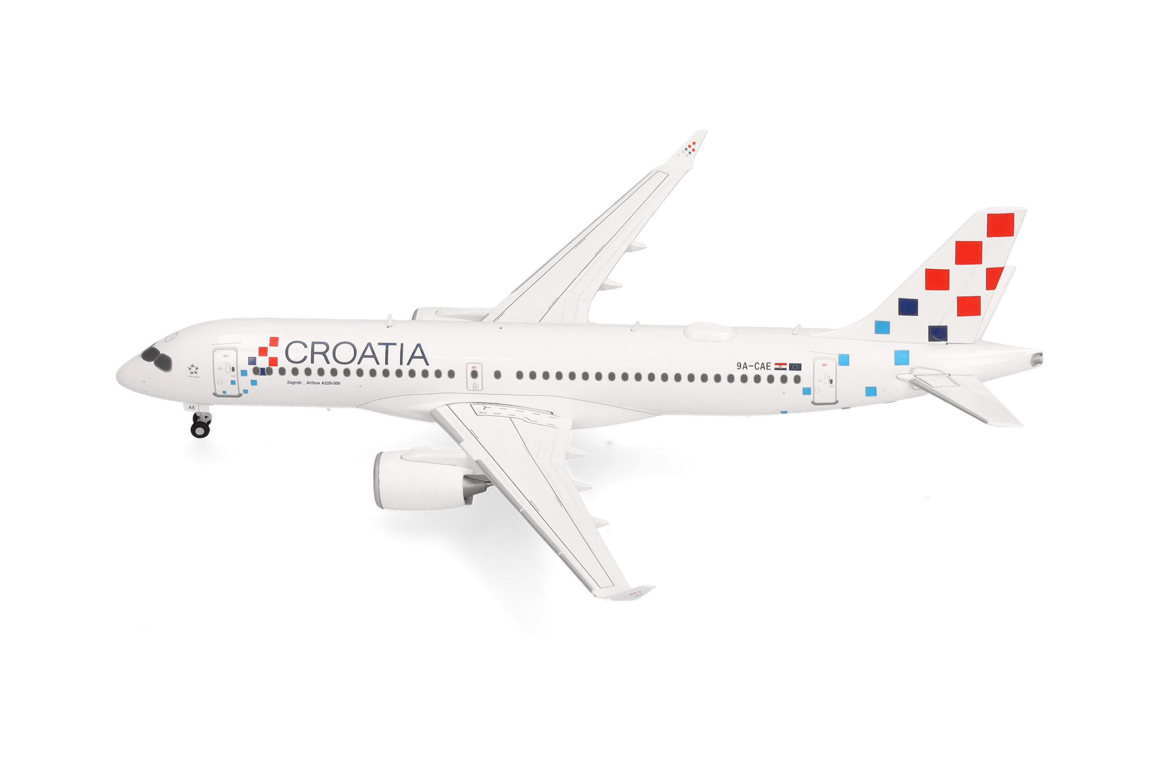 herpa 573757 - A220-300 Croatia Airlines