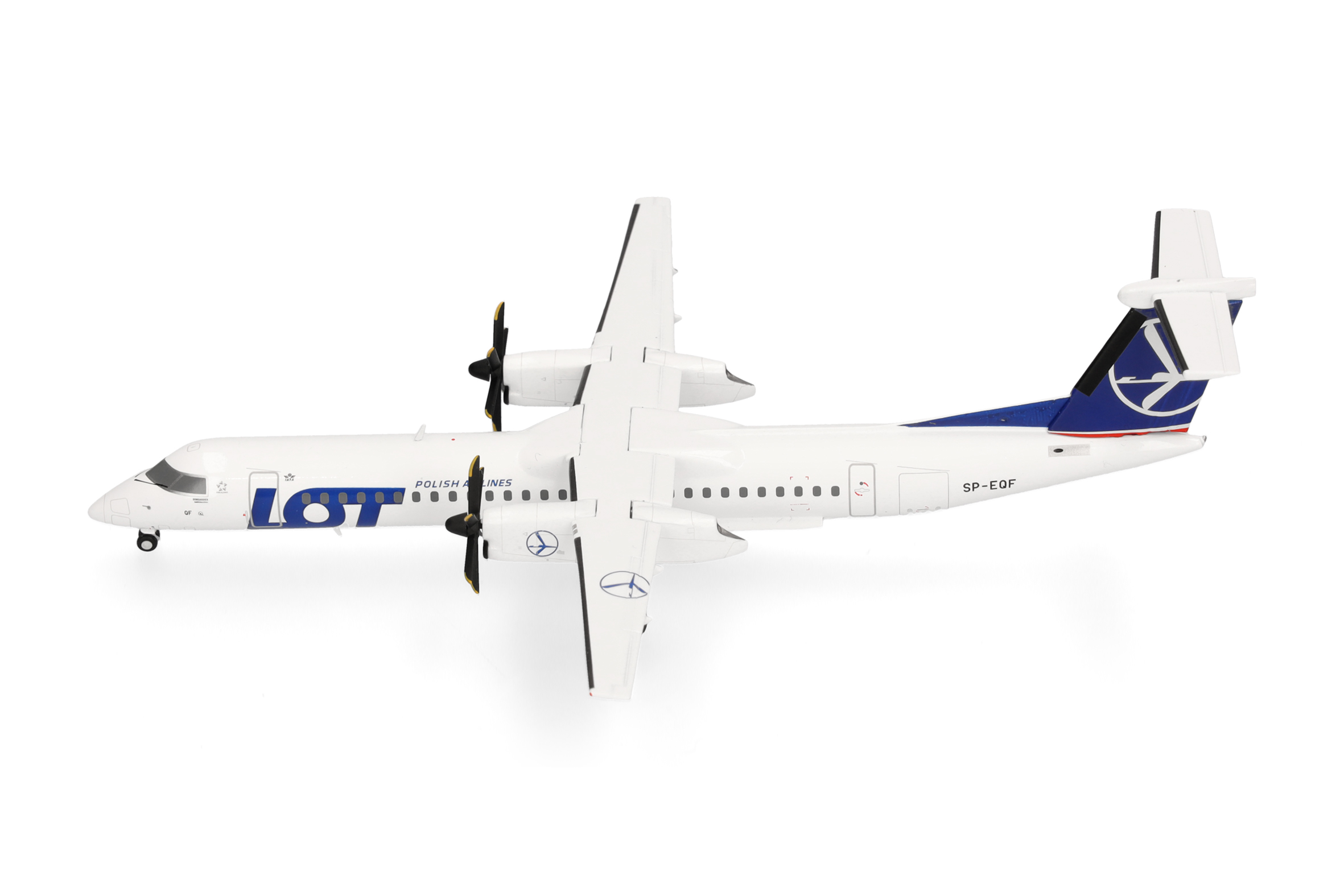 herpa 573955 - Q400 LOT Polish Airlines