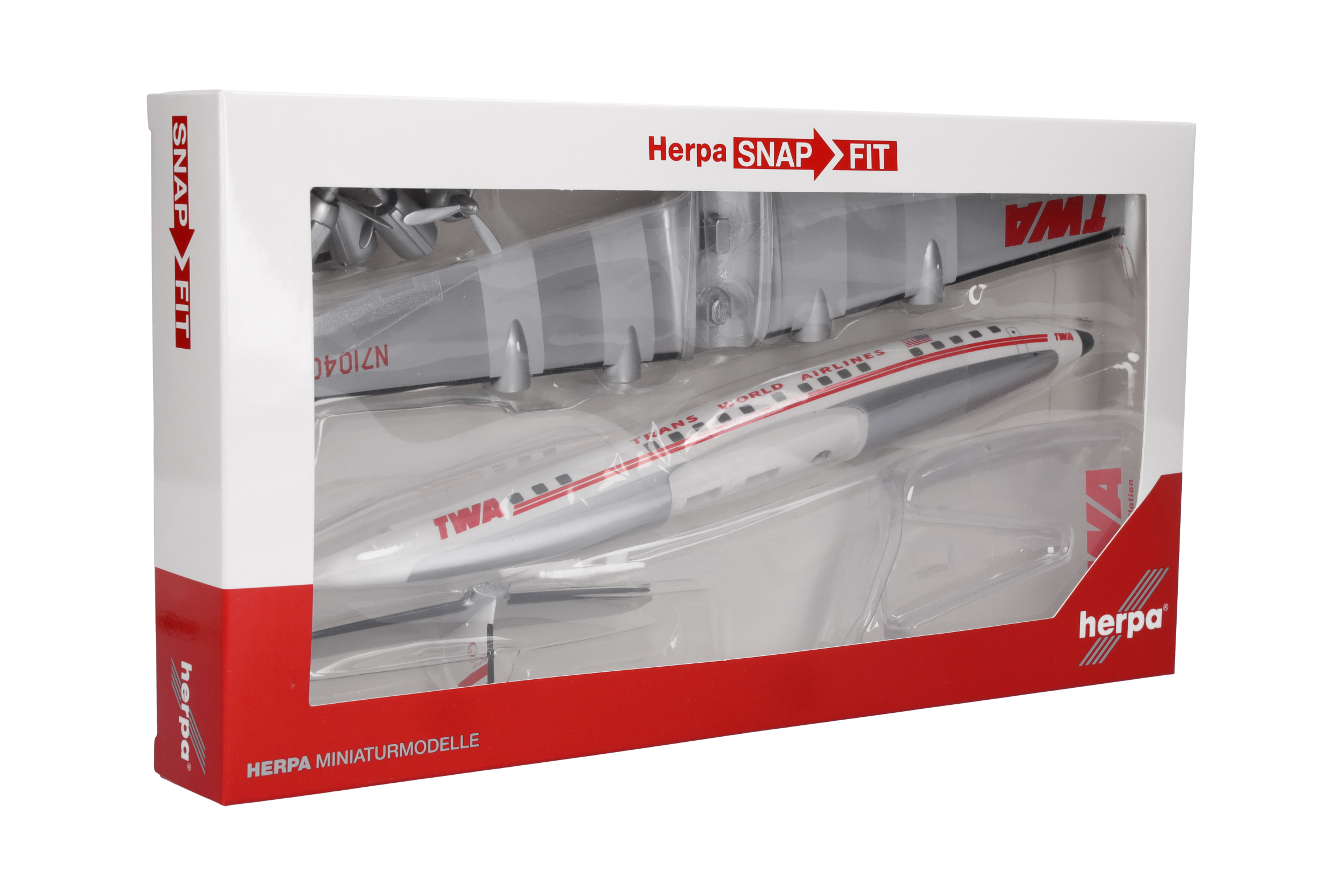 herpa 614467 - L-1049G TWA SuperConstellation