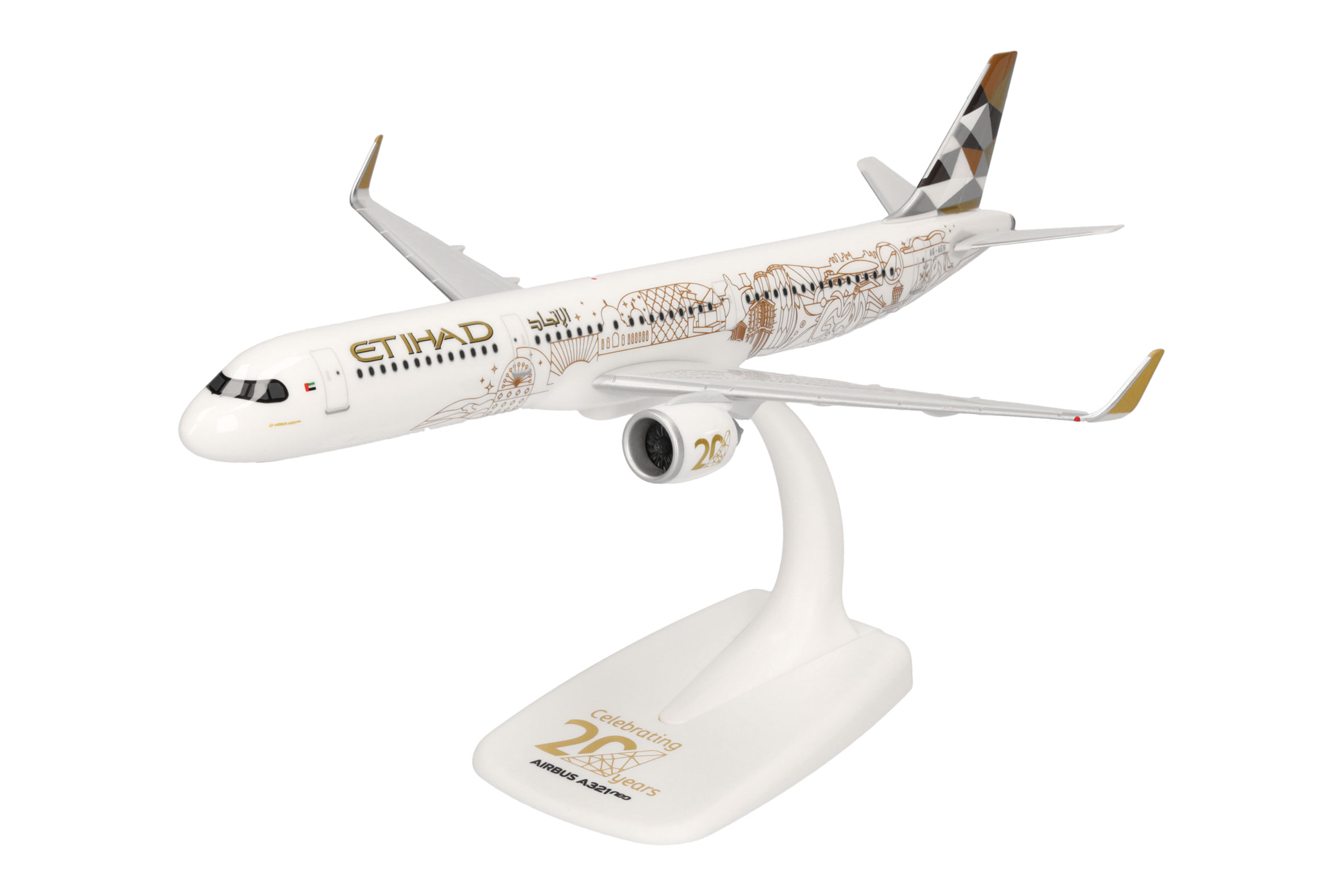 herpa 615013 - A321neo Etihad 20th Annivers