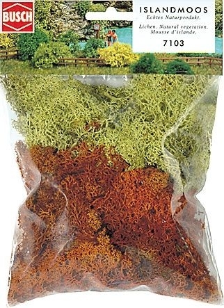 Busch 7103 - Islandmoos,gelb/braun