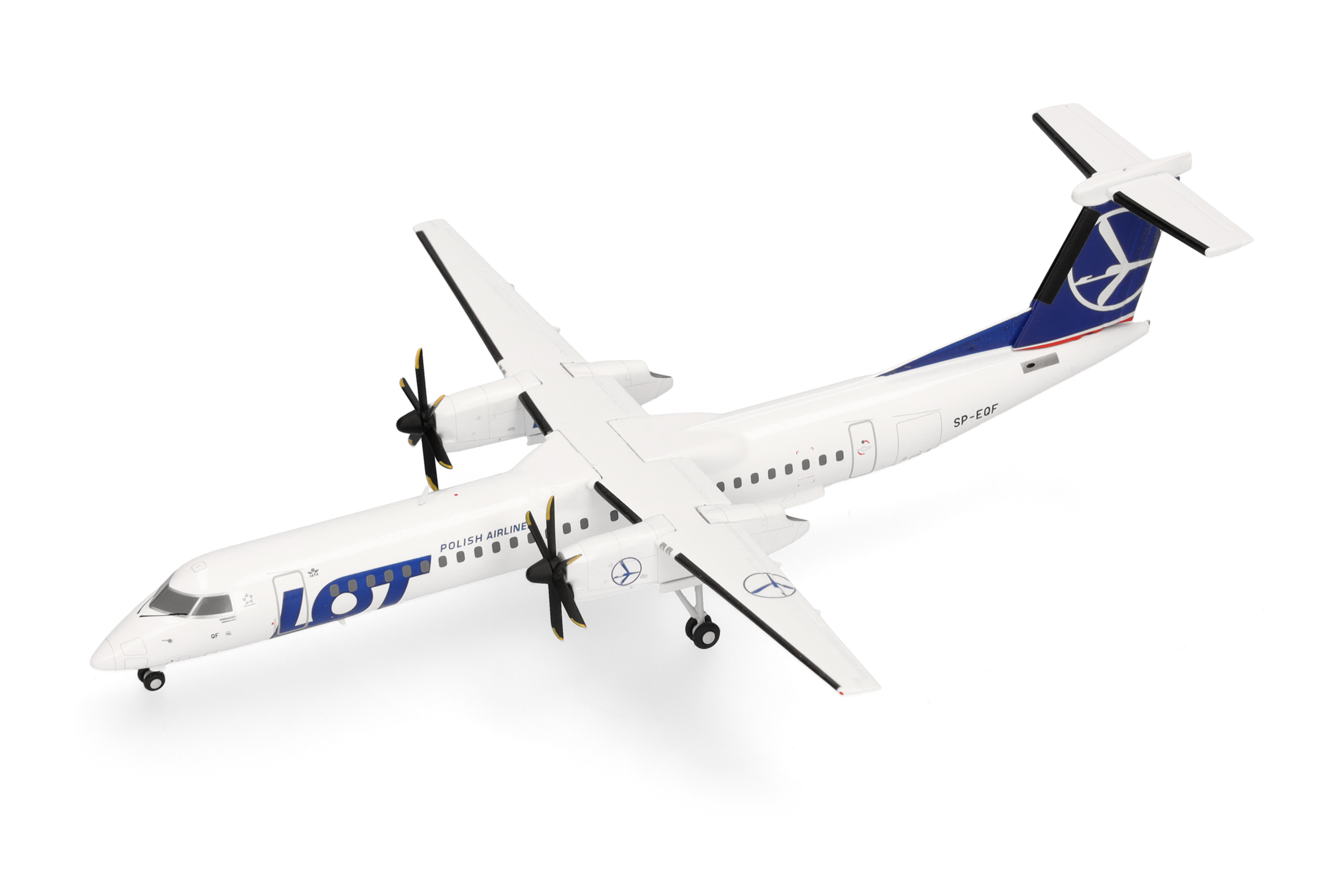 herpa 573955 - Q400 LOT Polish Airlines