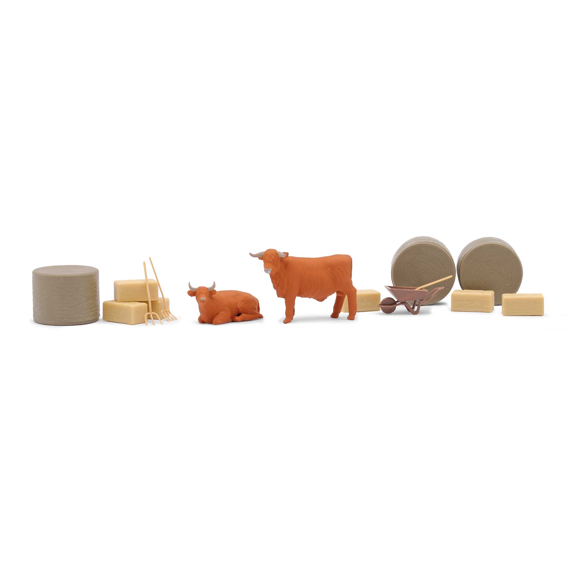 Busch 79893 - A-Set: Kuh mit Stier H0