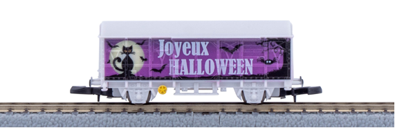 AZAR models W02-H25 - Wagon couvert HALLOWEEN 2025