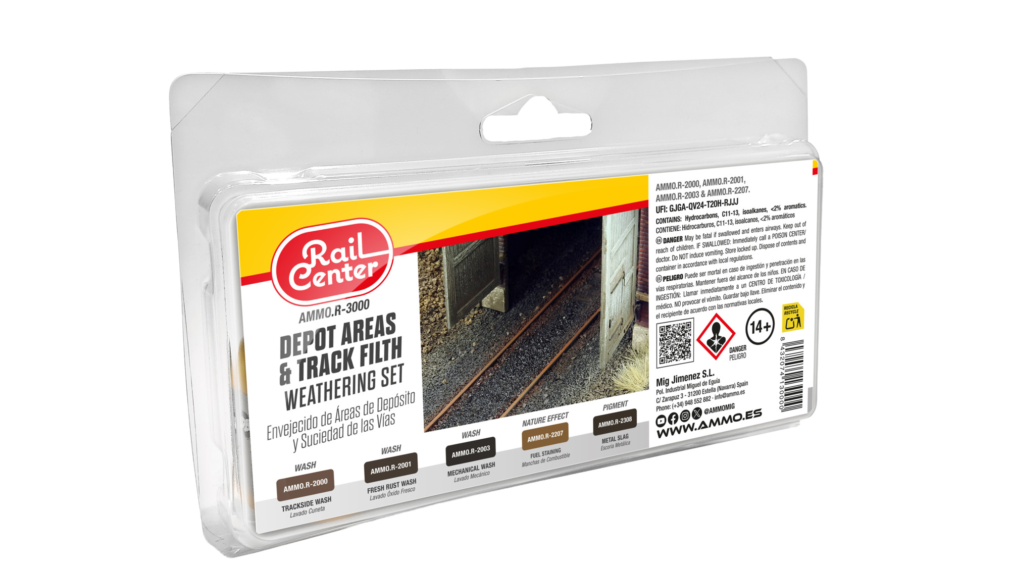 AMMO.R-3000 - Depot und Gleise, Alterung-Set