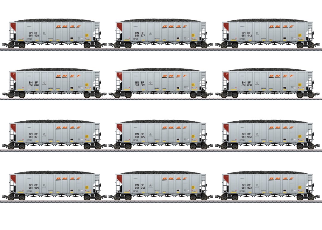 Märklin 45666 - US Hopper Car-Set BNSF