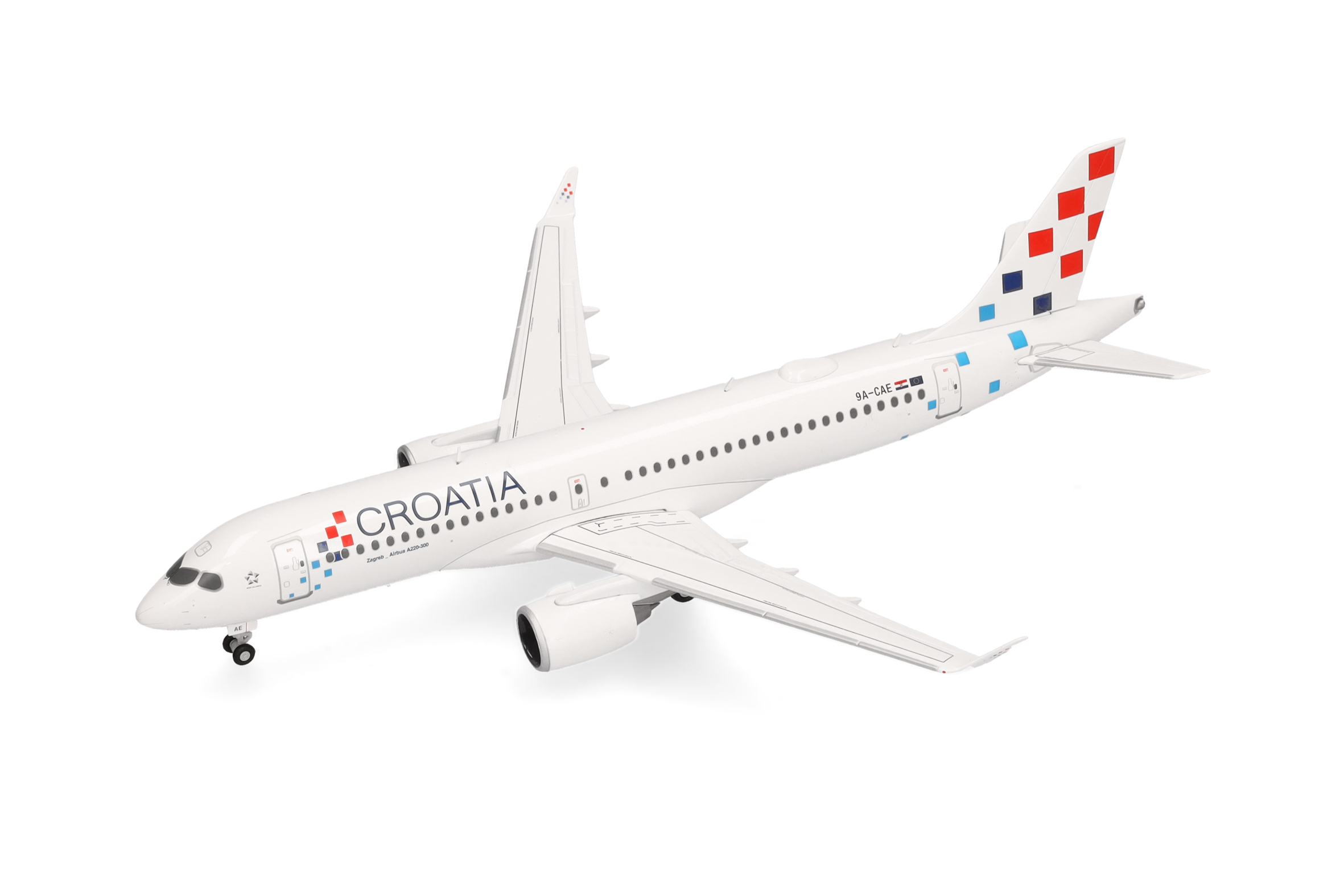 herpa 573757 - A220-300 Croatia Airlines