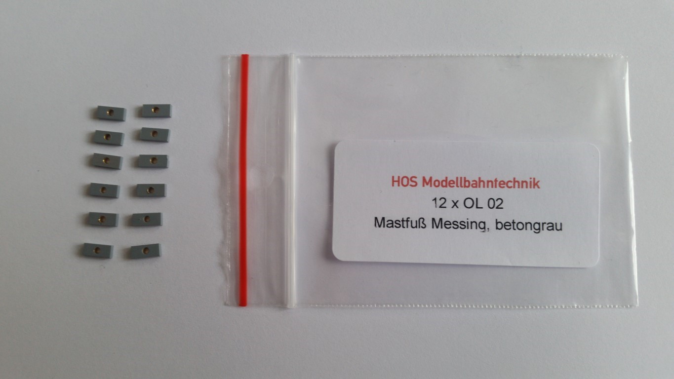 HOS OL 02 - Steckfuß für OL 01 und OL 14, betongra