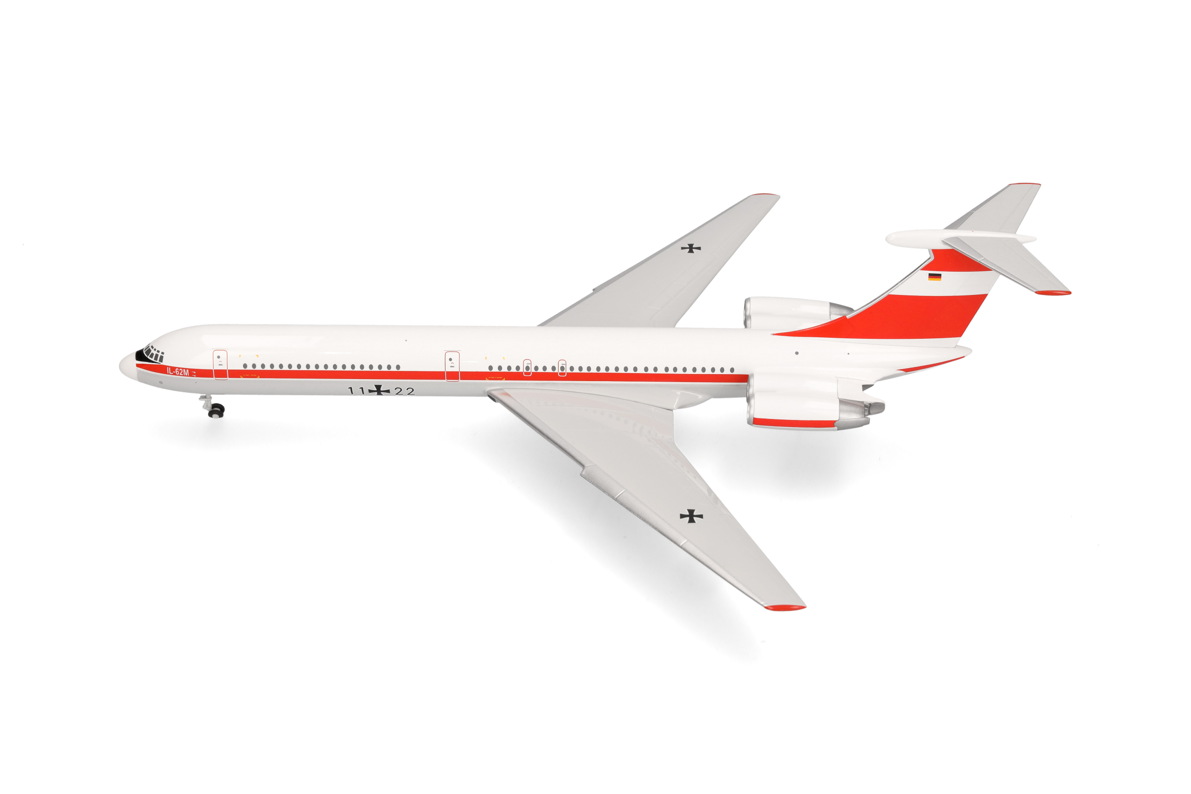herpa 573412 - IL-62M Luftwaffe Flugbereit.