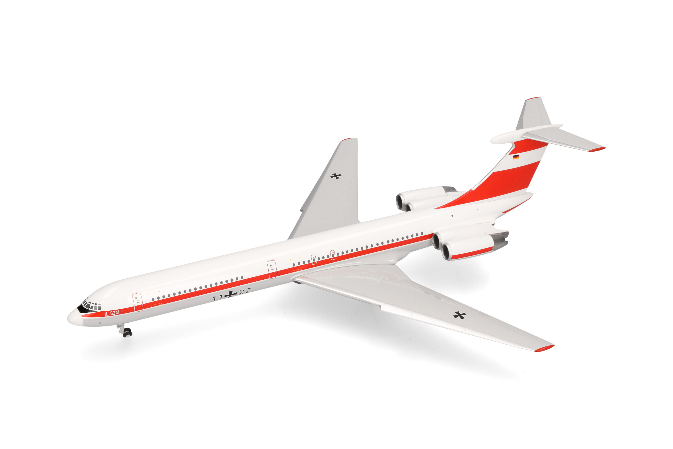 herpa 573412 - IL-62M Luftwaffe Flugbereit.