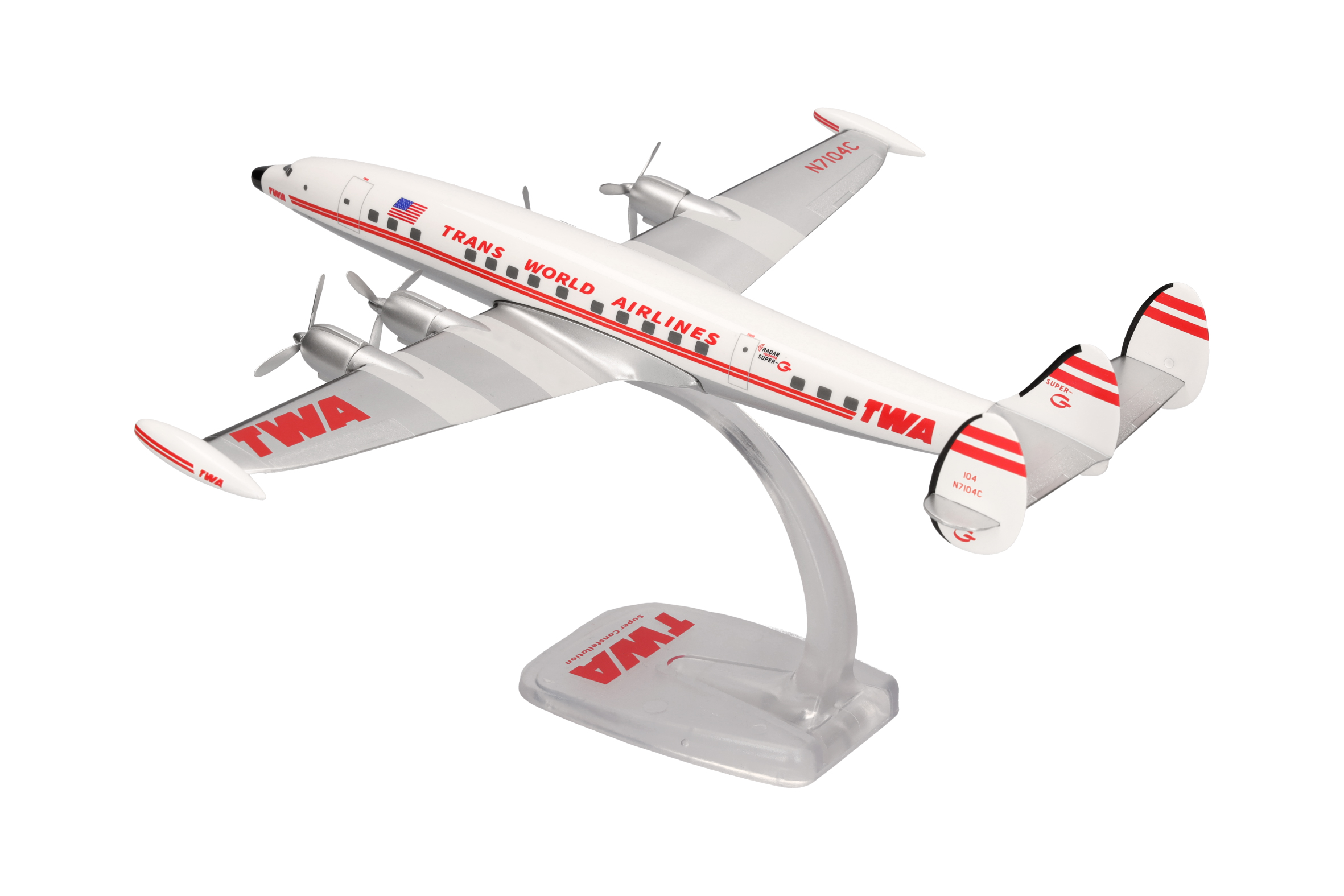 herpa 614467 - L-1049G TWA SuperConstellation