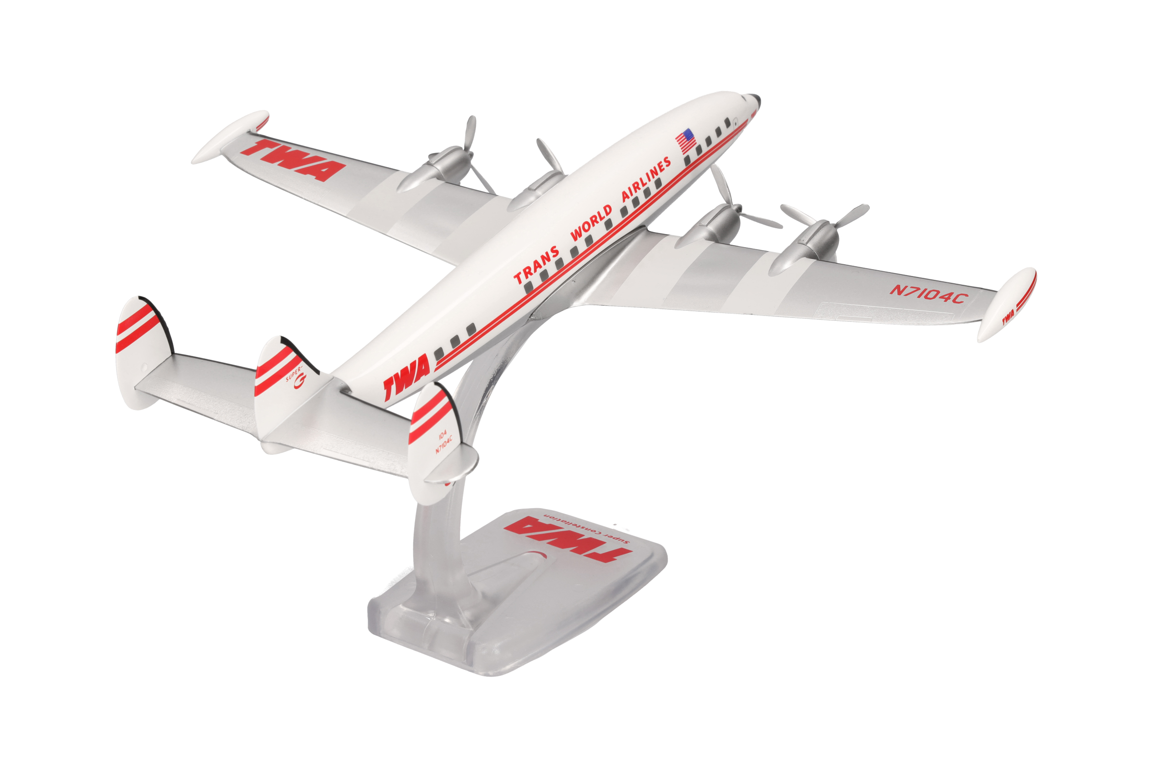 herpa 614467 - L-1049G TWA SuperConstellation