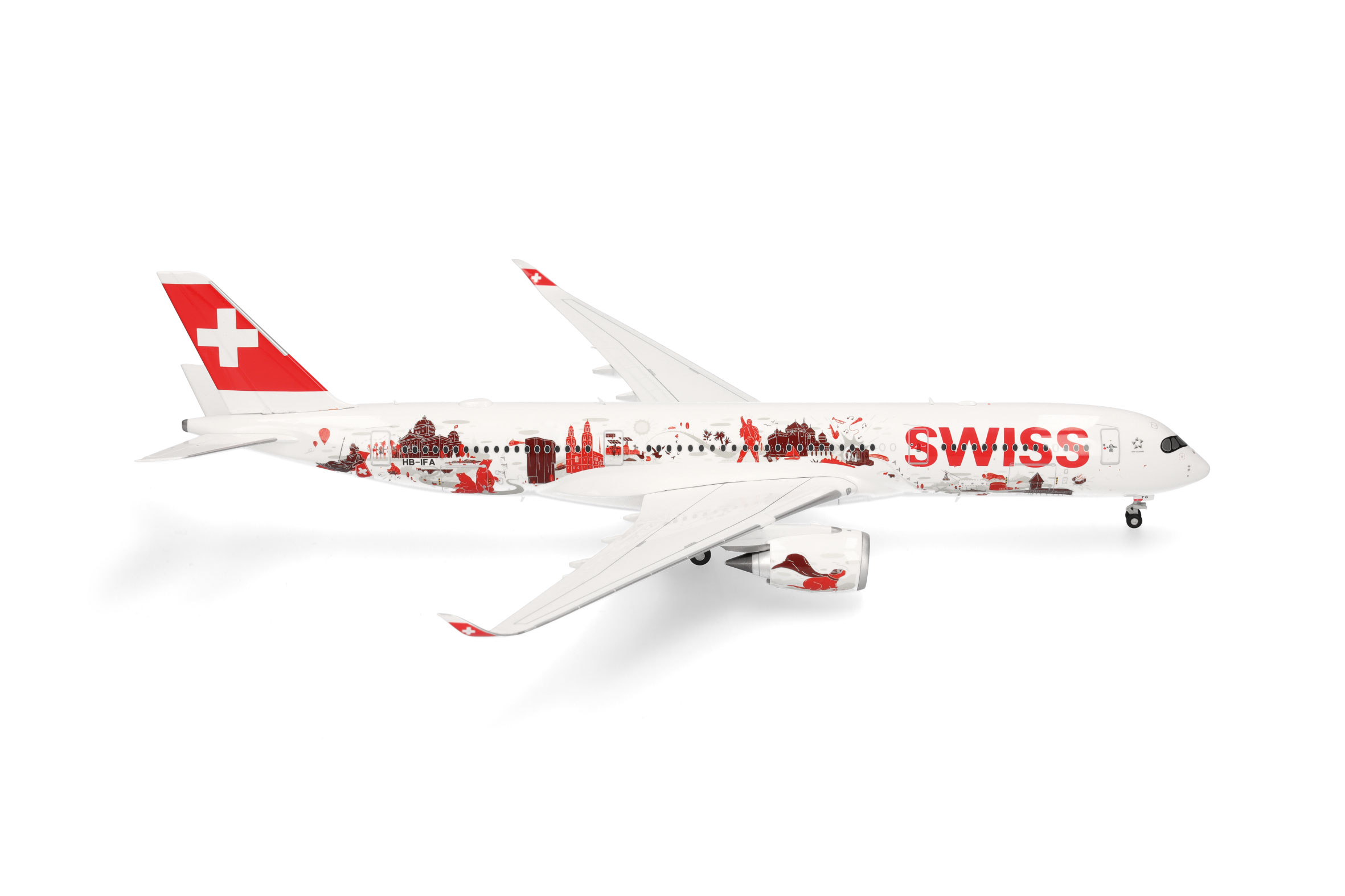 herpa 573672 - A350-900 Swiss Wanderlust