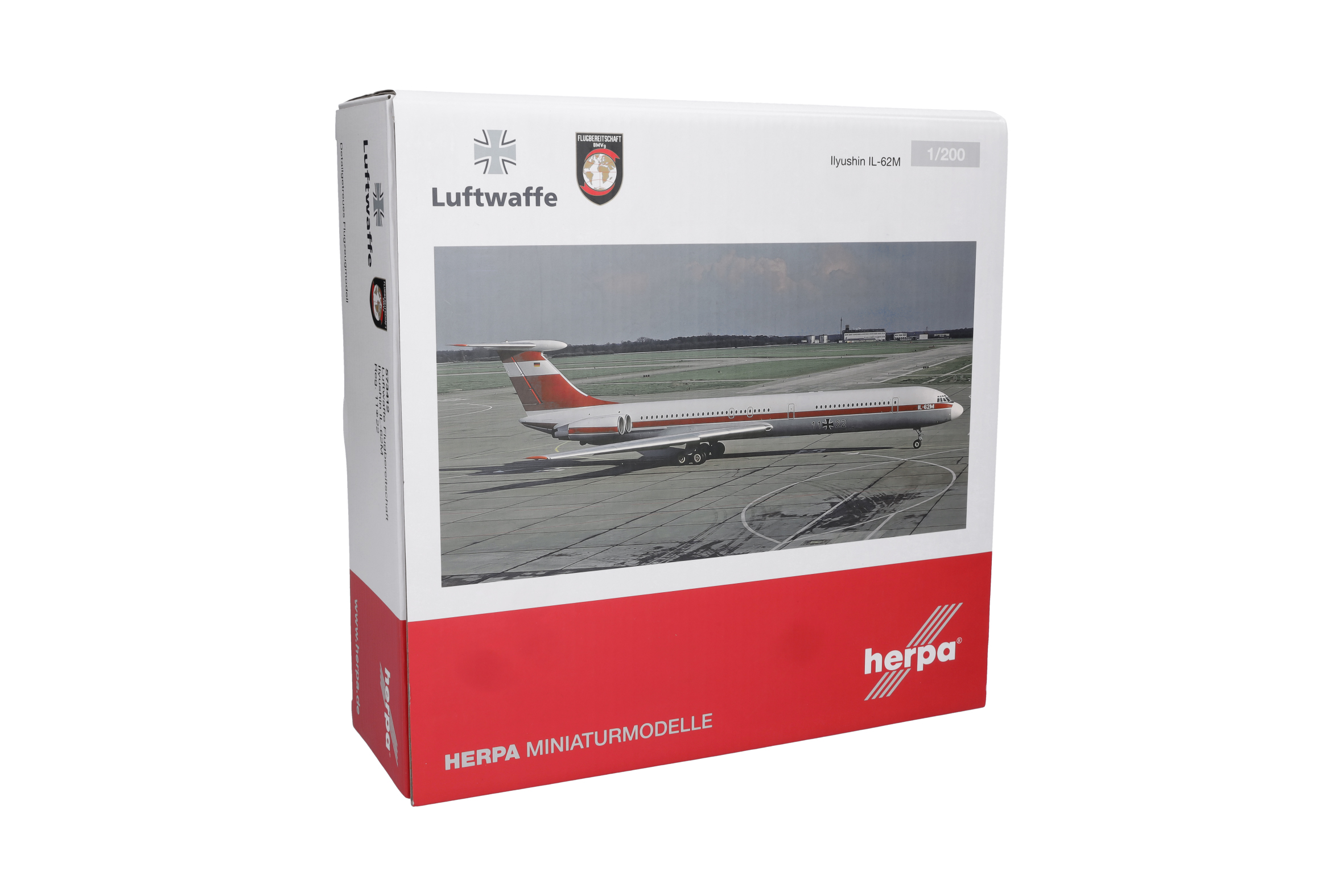 herpa 573412 - IL-62M Luftwaffe Flugbereit.