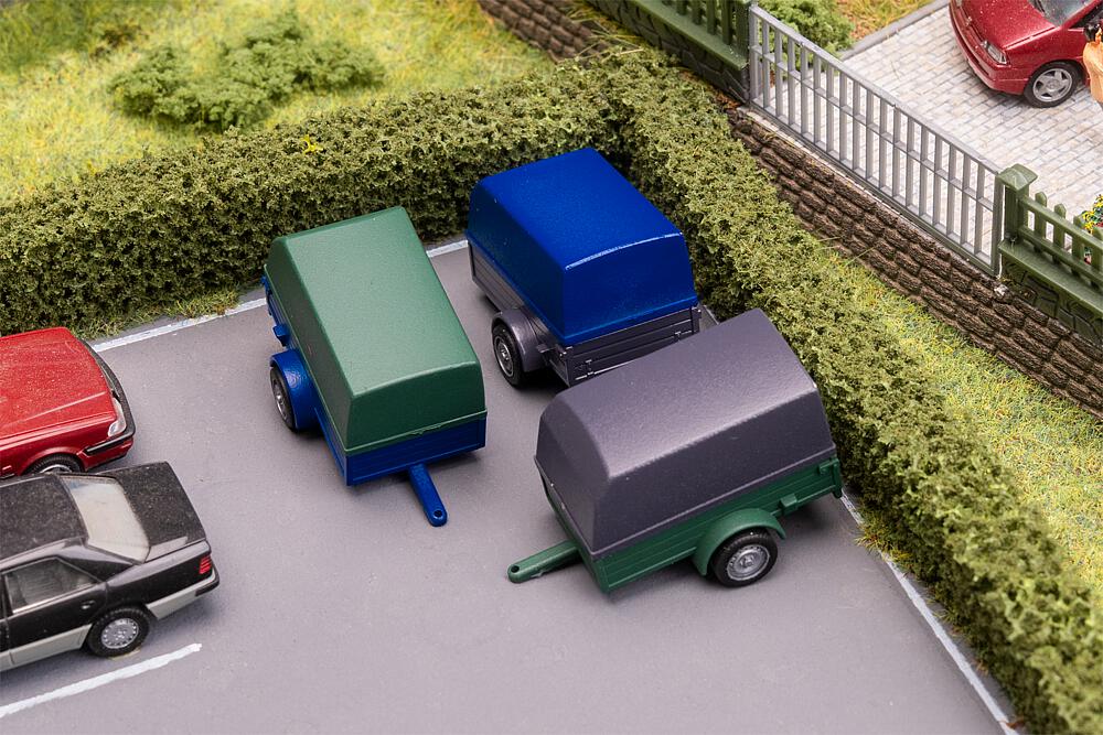 Faller 180012 - 3 PKW-Anhänger