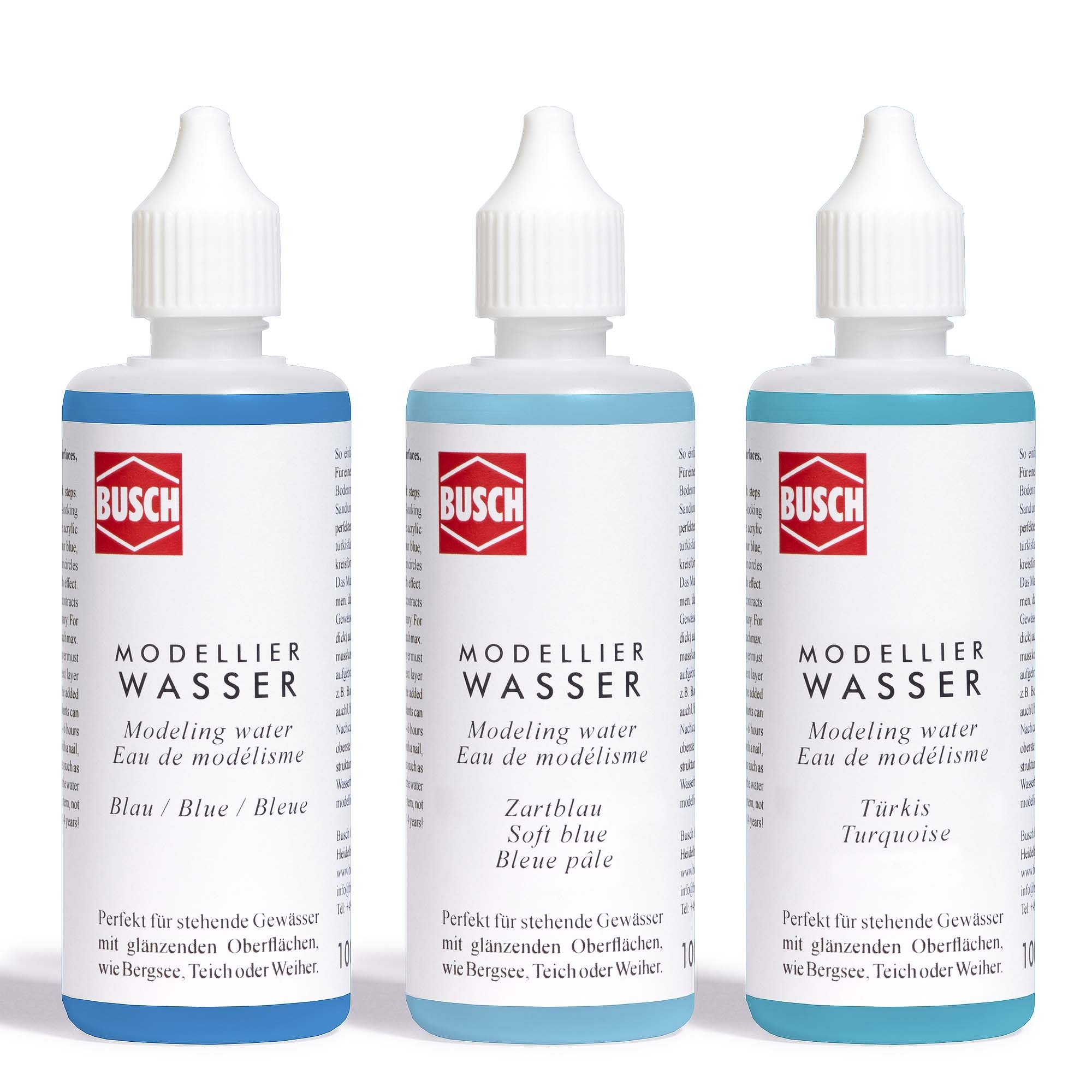 Busch 7581 - Modellierwasser Farb-Set