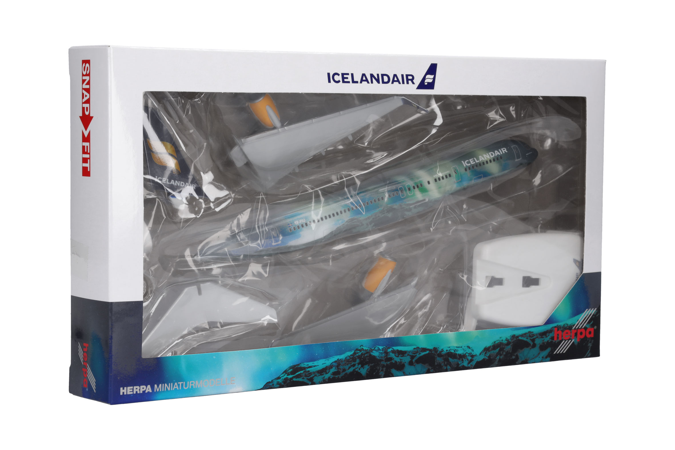 herpa 610735-001 - B757-200 Icelandair Hekla Au.