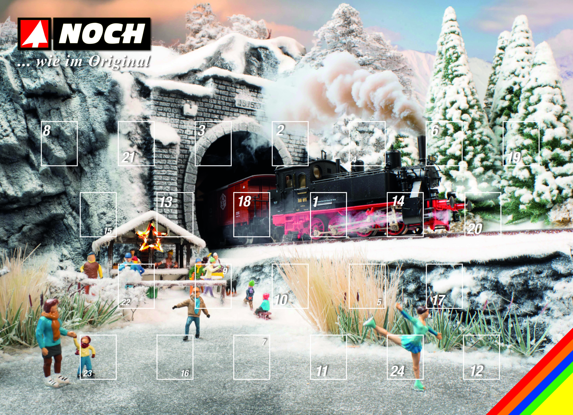 NOCH 44999 - Figuren-Adventskalender