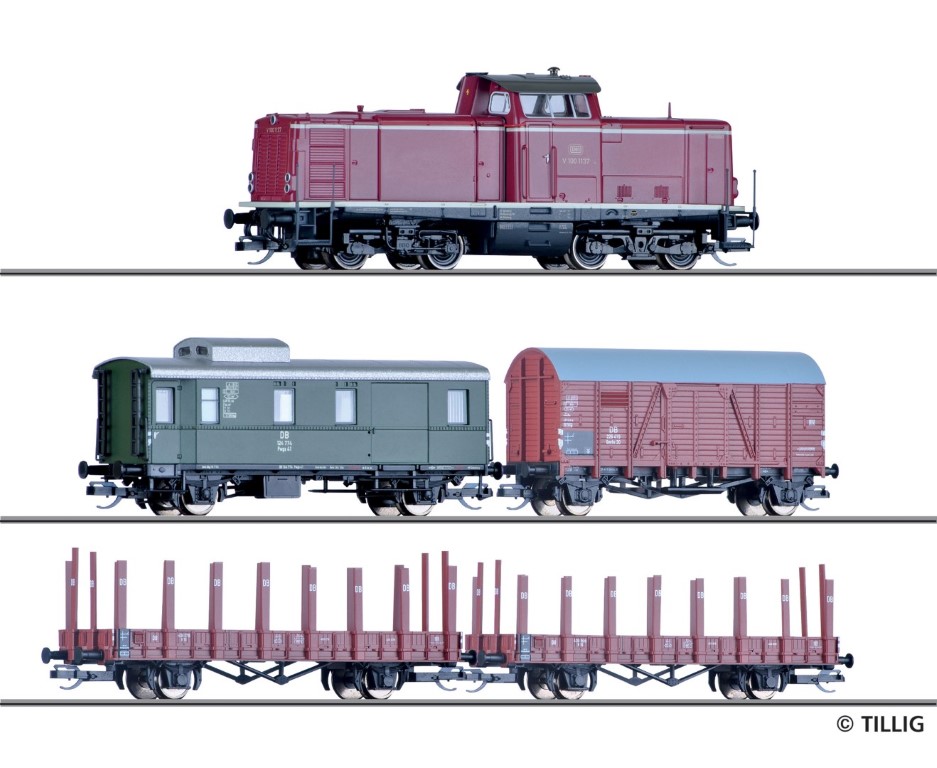 Tillig 01213 - Digital-Einsteiger-Set Güterzug mit