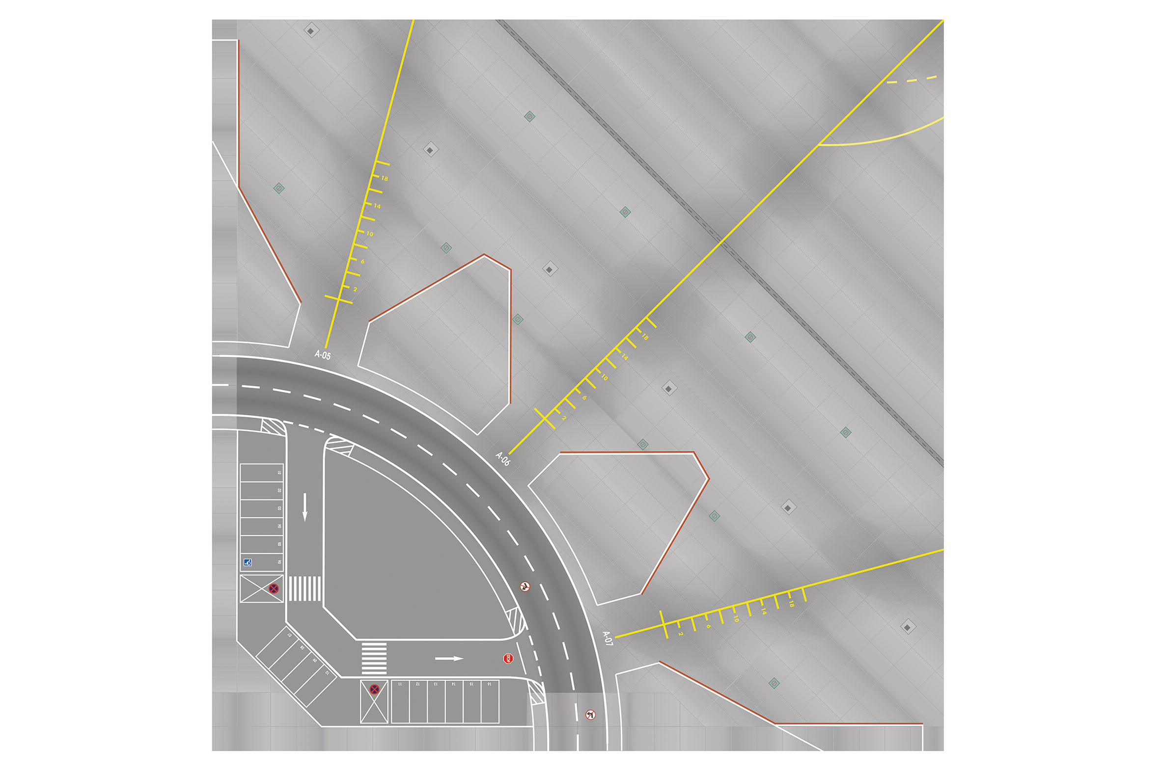 herpa 558969-001 - Apron / Tower Plates