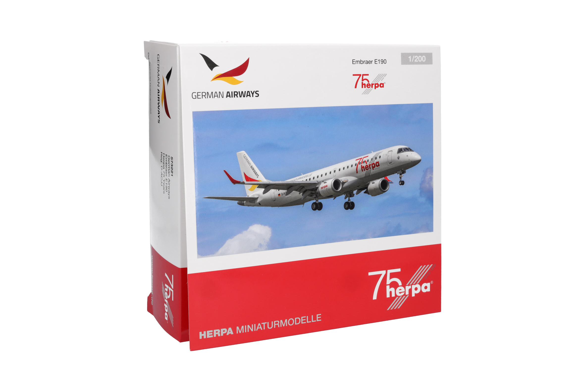 herpa 573221 - E190 German Airways Herpa 75