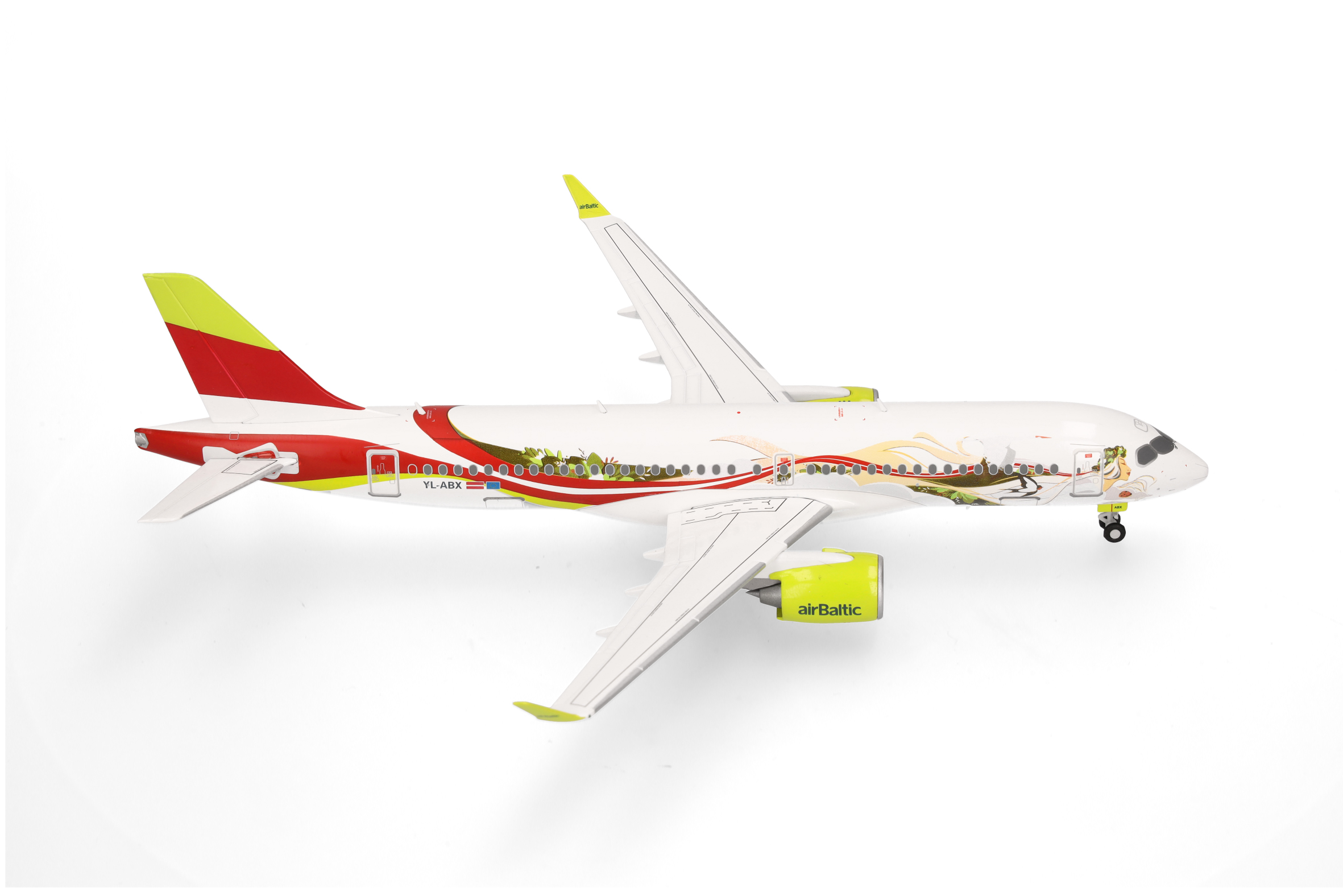 herpa 573535 - A220-300 airBaltic 50th A220