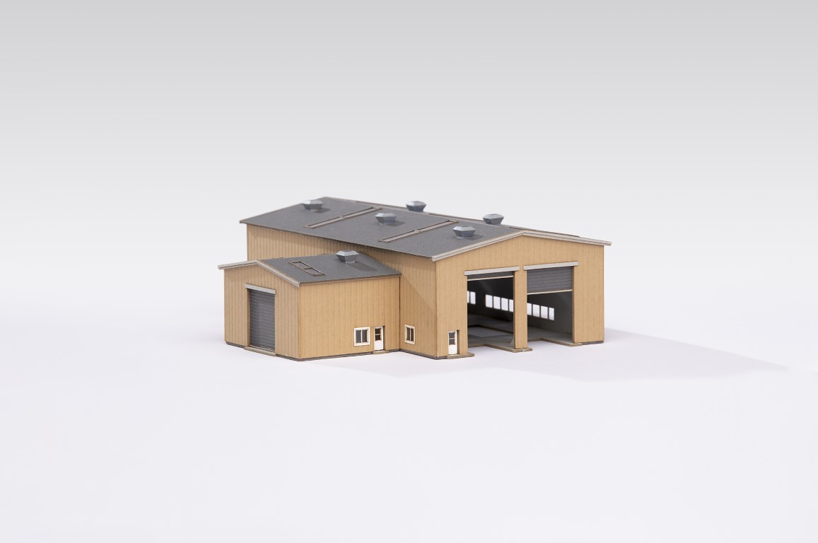 Archistories 105211 - Moderne Wartungshalle