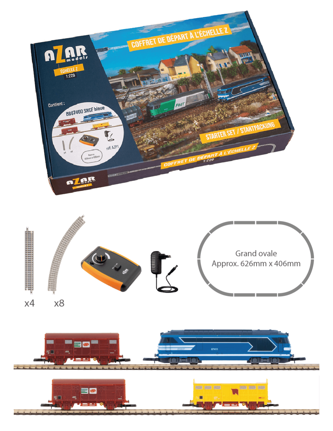 AZAR models AZP1 - Starterset BB67400 blaue