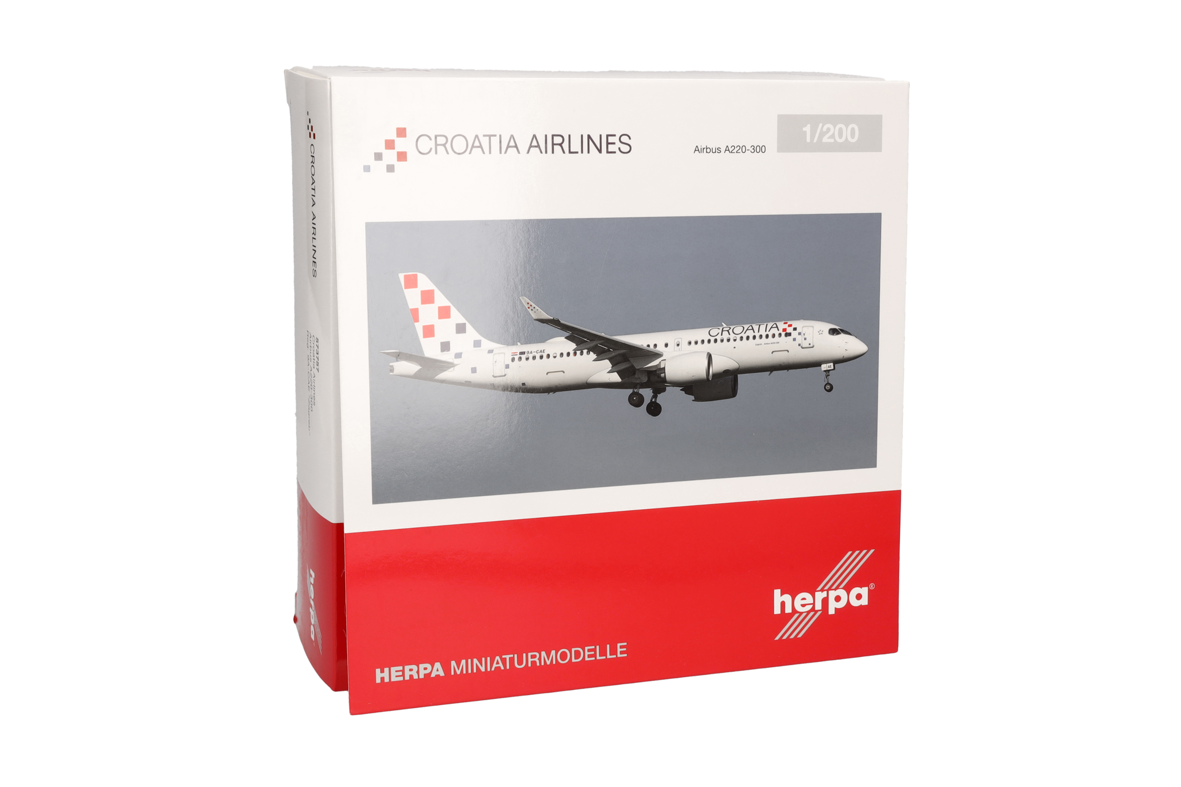 herpa 573757 - A220-300 Croatia Airlines
