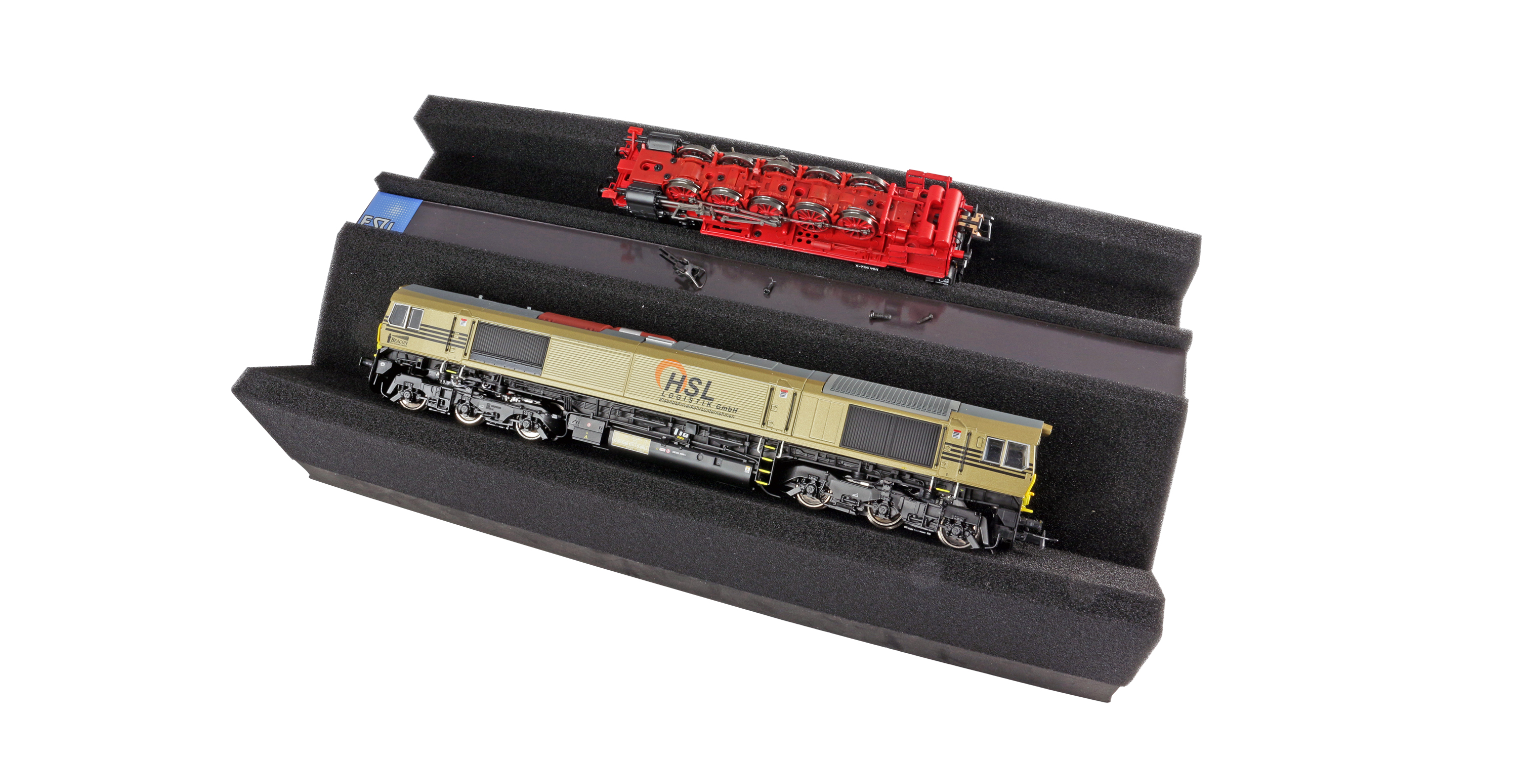 ESU 41010 - Lokliege, Wartungsliege 33cm aus Spezi