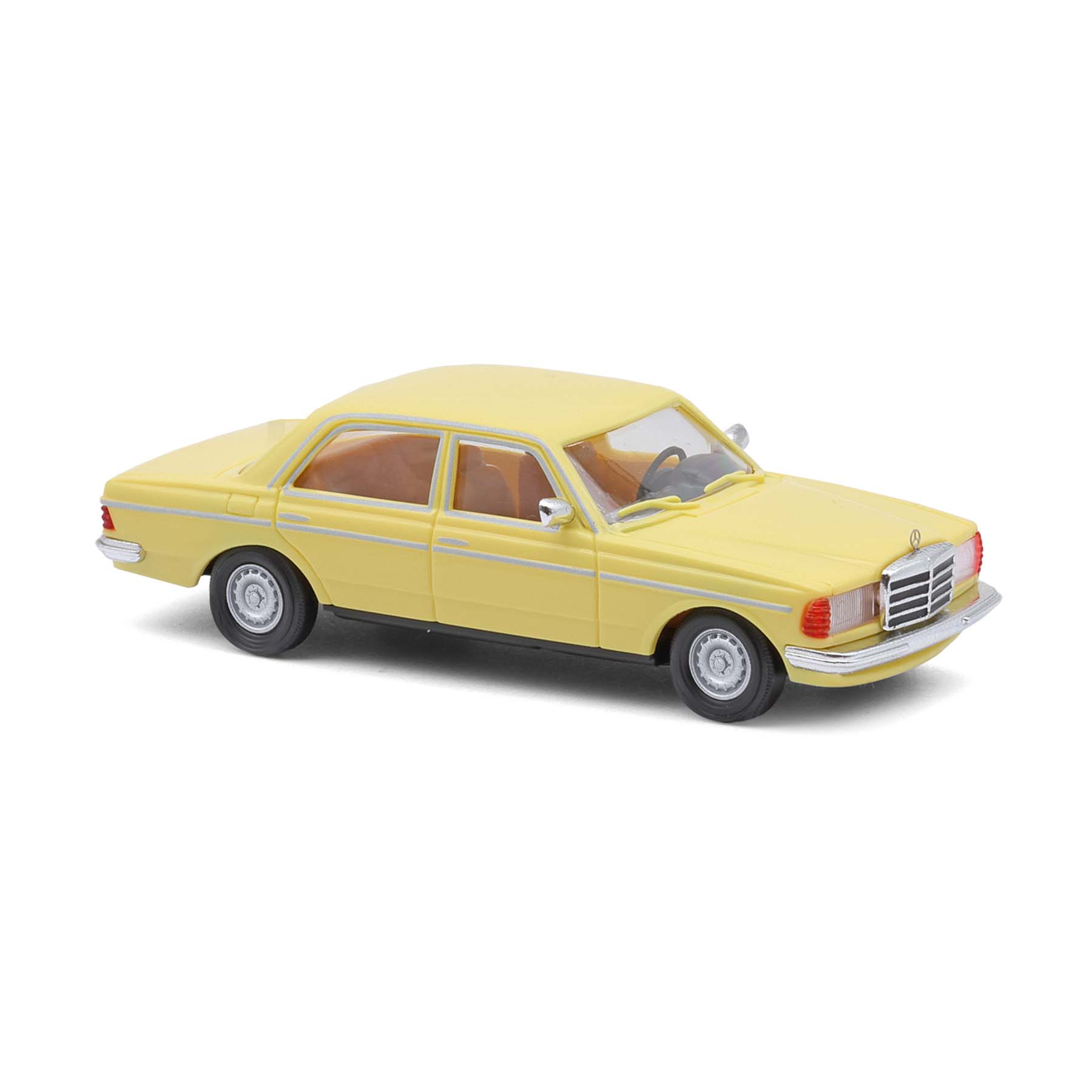 Busch 46952 - MB W123 Limo gelb H0