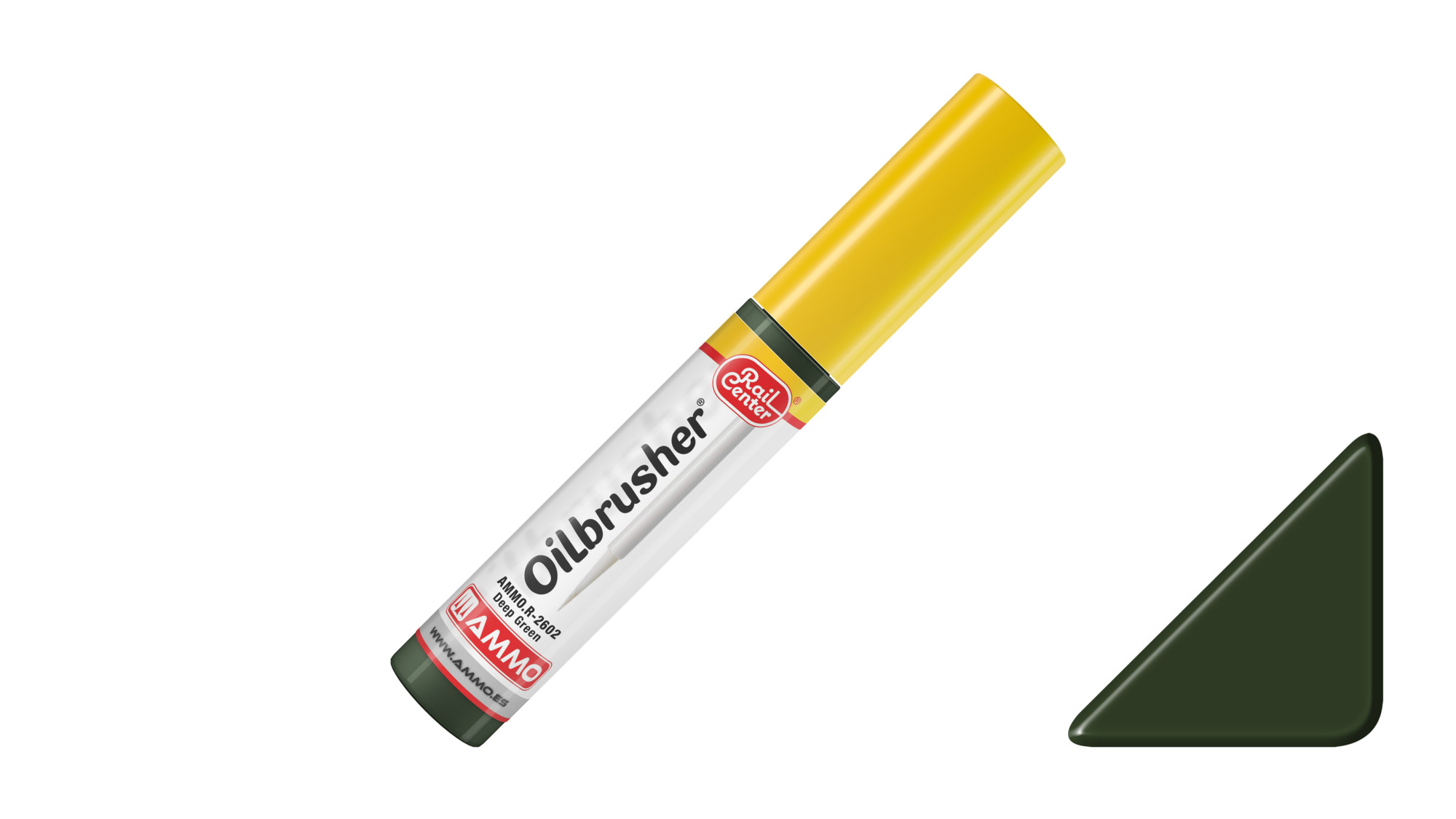 AMMO.R-2602 - Dunkelgrün, Ölpinsel