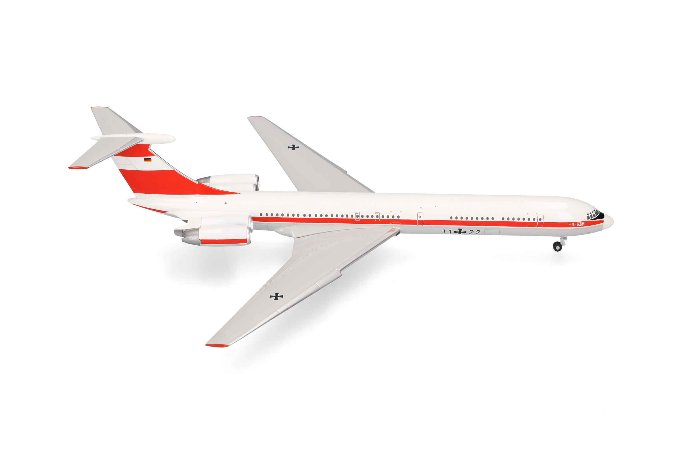 herpa 573412 - IL-62M Luftwaffe Flugbereit.