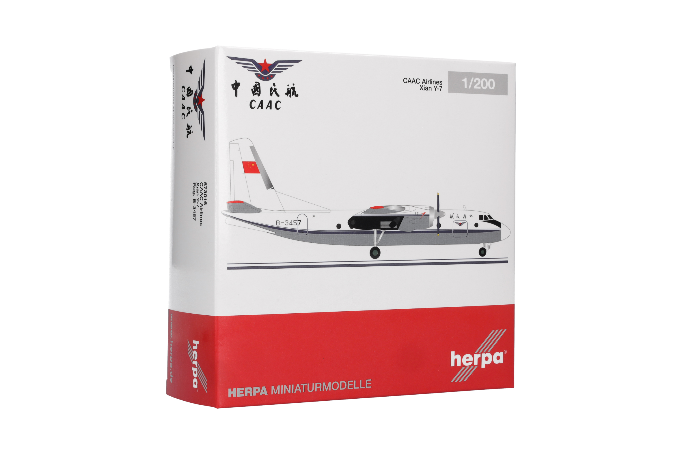 herpa 573016 - Xian Y-7 (AN-24) CAAC