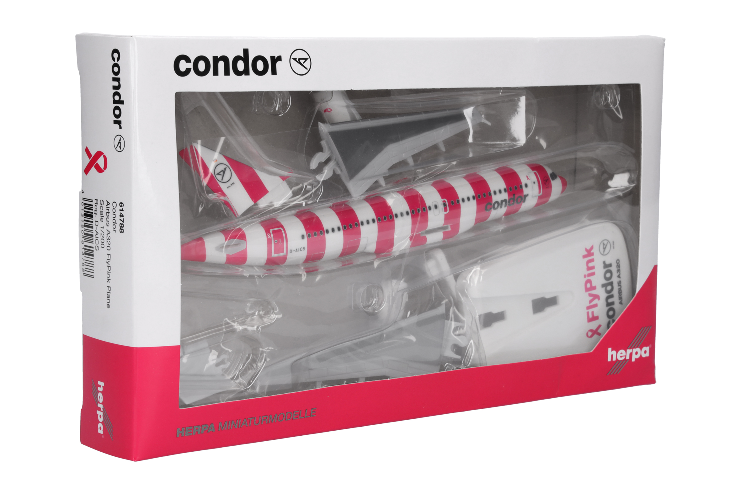 herpa 614788 - A320 Condor Pink Plane
