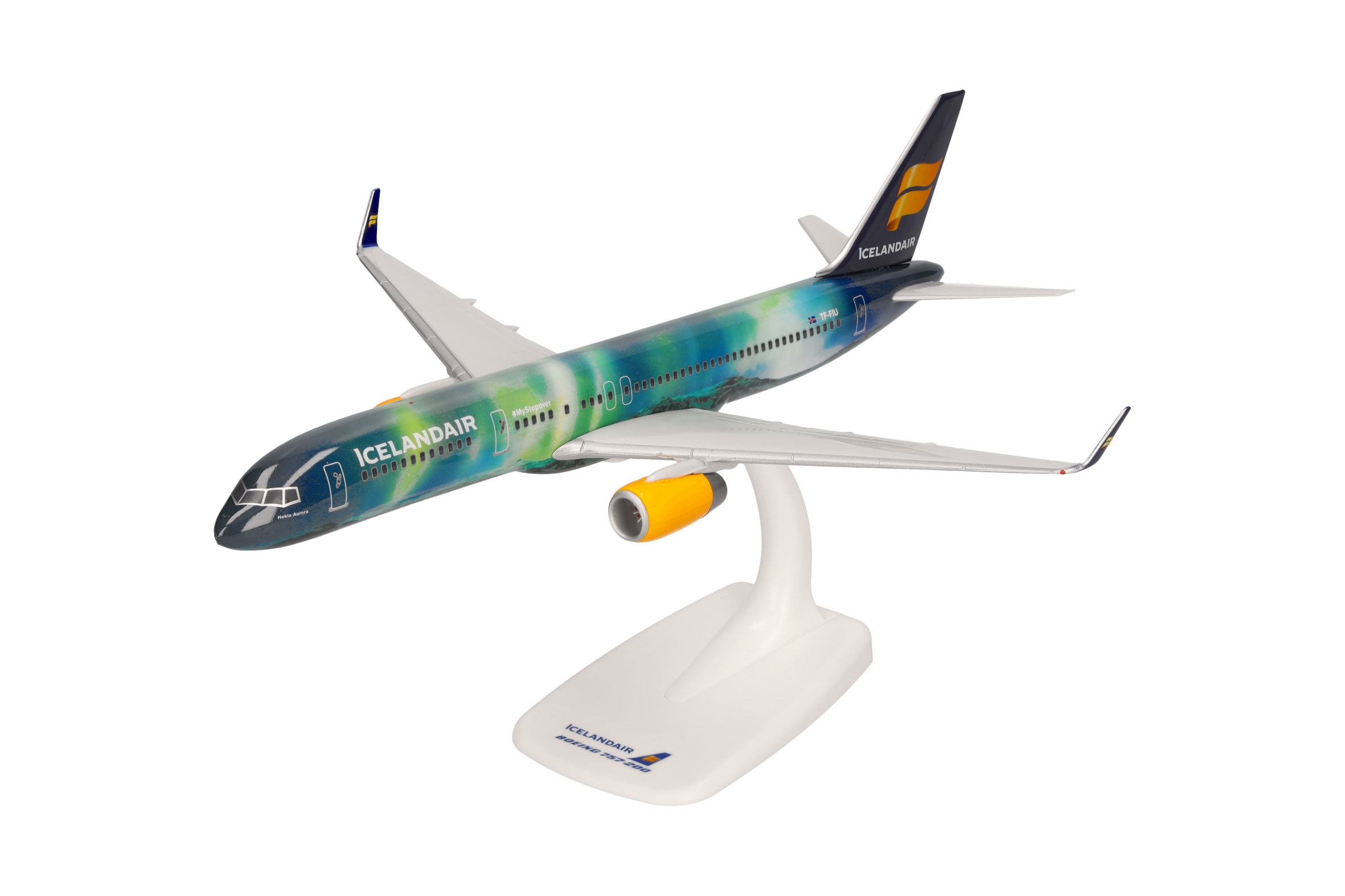 herpa 610735-001 - B757-200 Icelandair Hekla Au.