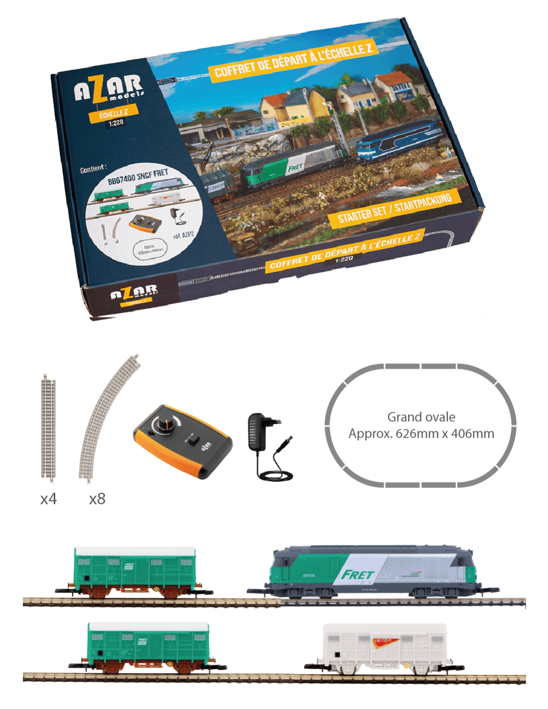AZAR models AZP2 - Starter set BB67400 FRET