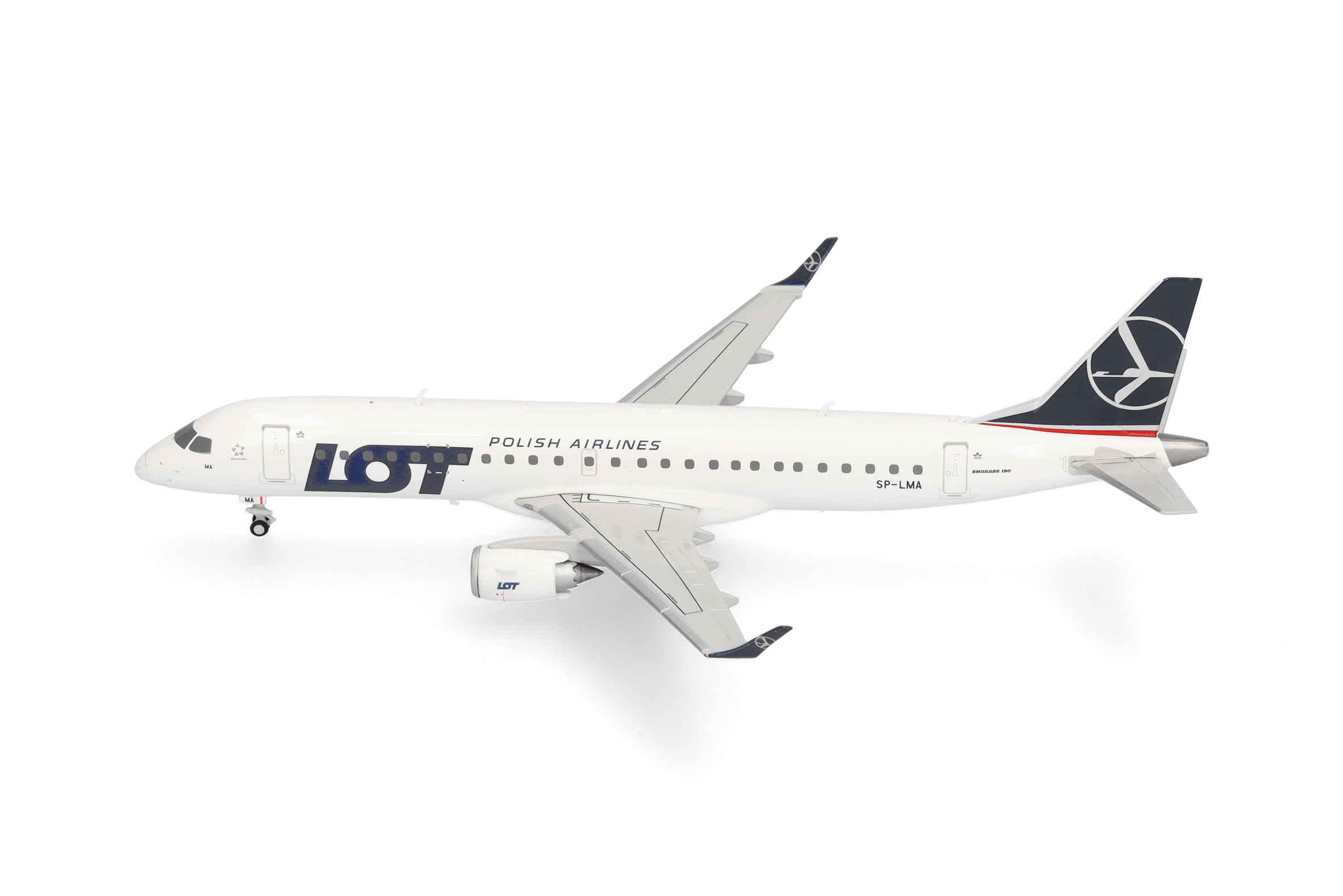herpa 573818 - Embraer E190 LOT Polish Airl