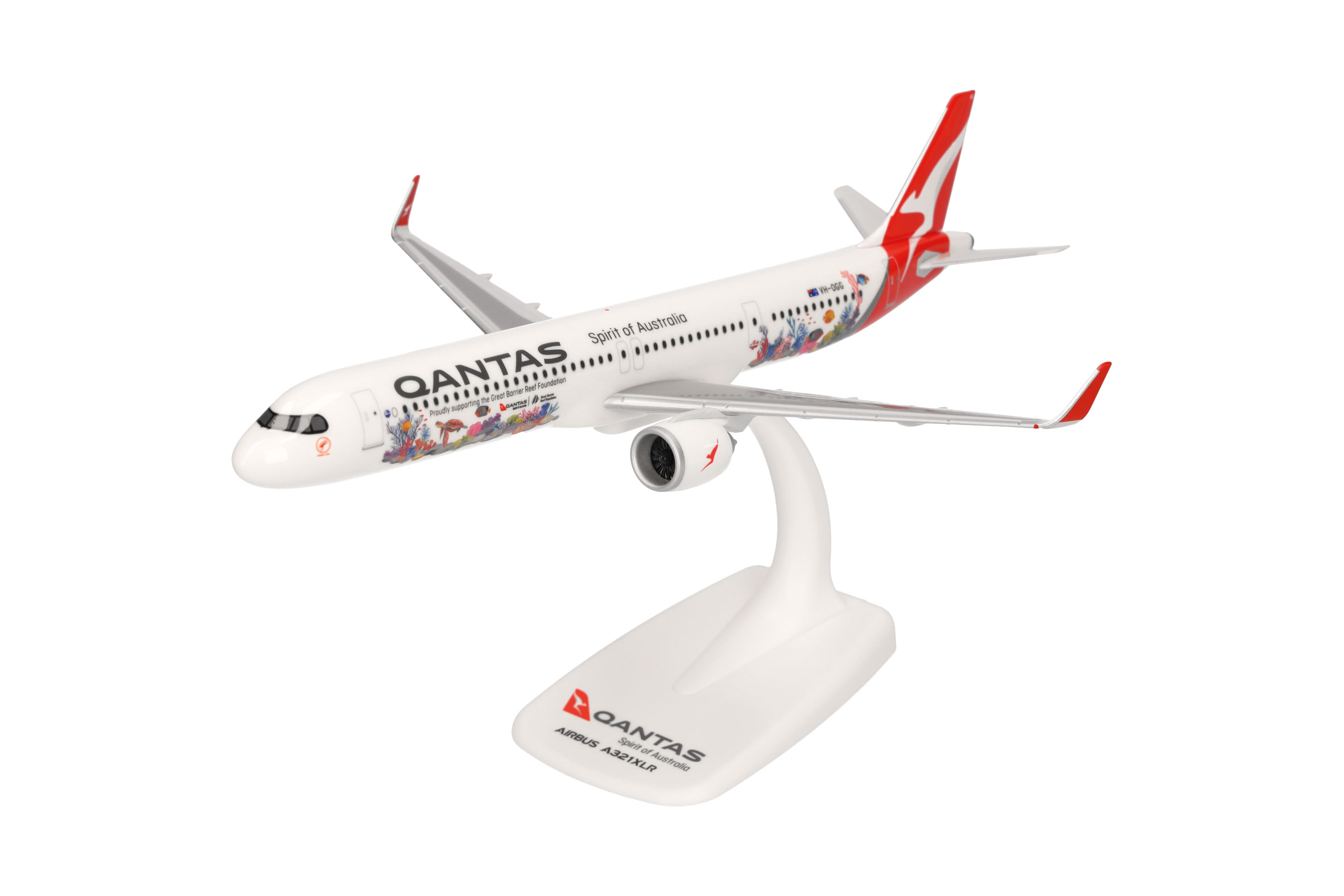 herpa 615020 - A321XLR Qantas Great Barrier R