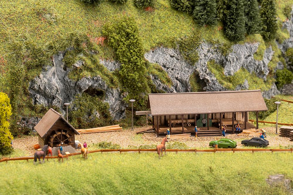 Faller 282756 - Sägewerk und Wassermühle