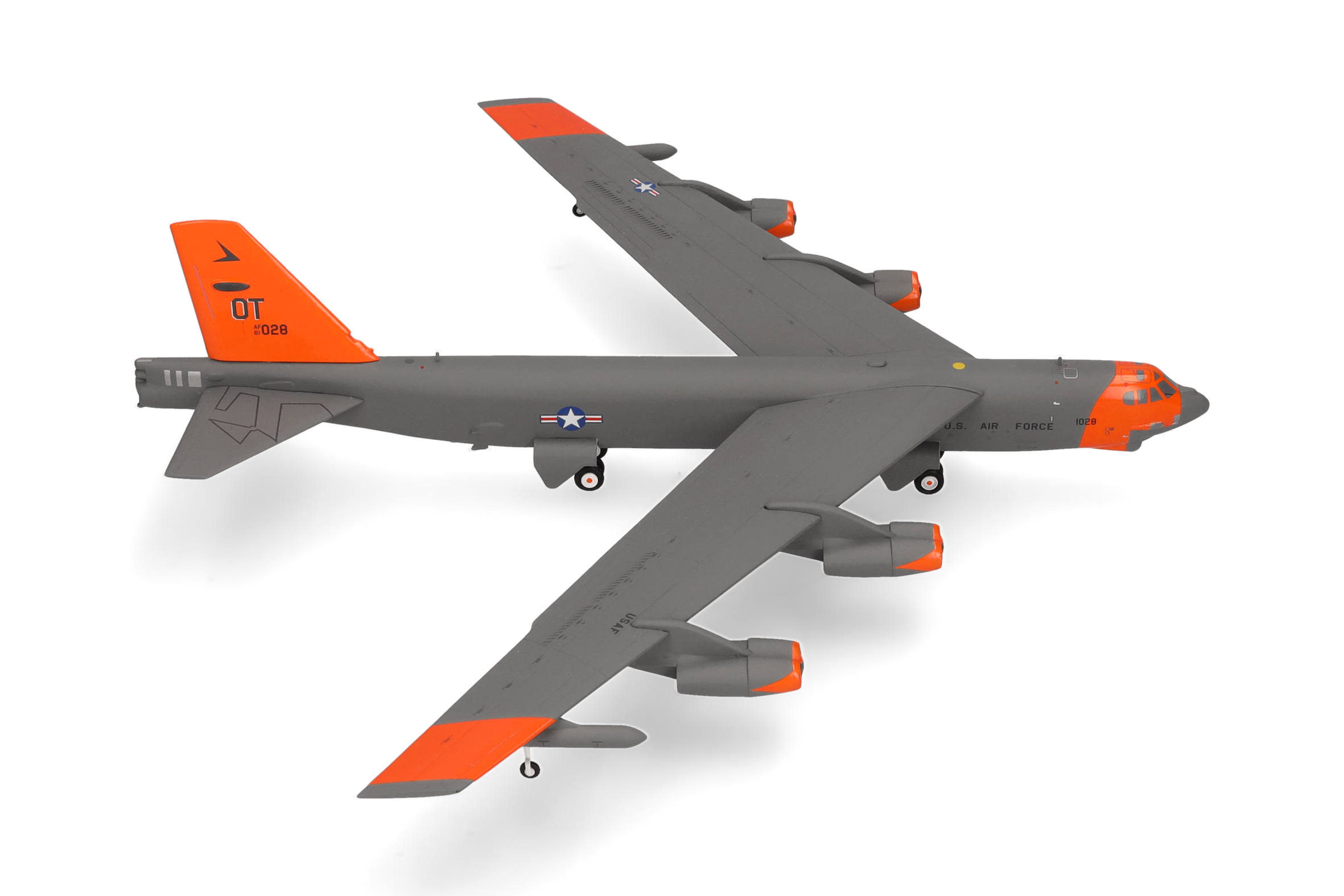 herpa 573726 - B-52H USAF 49th TES Orange