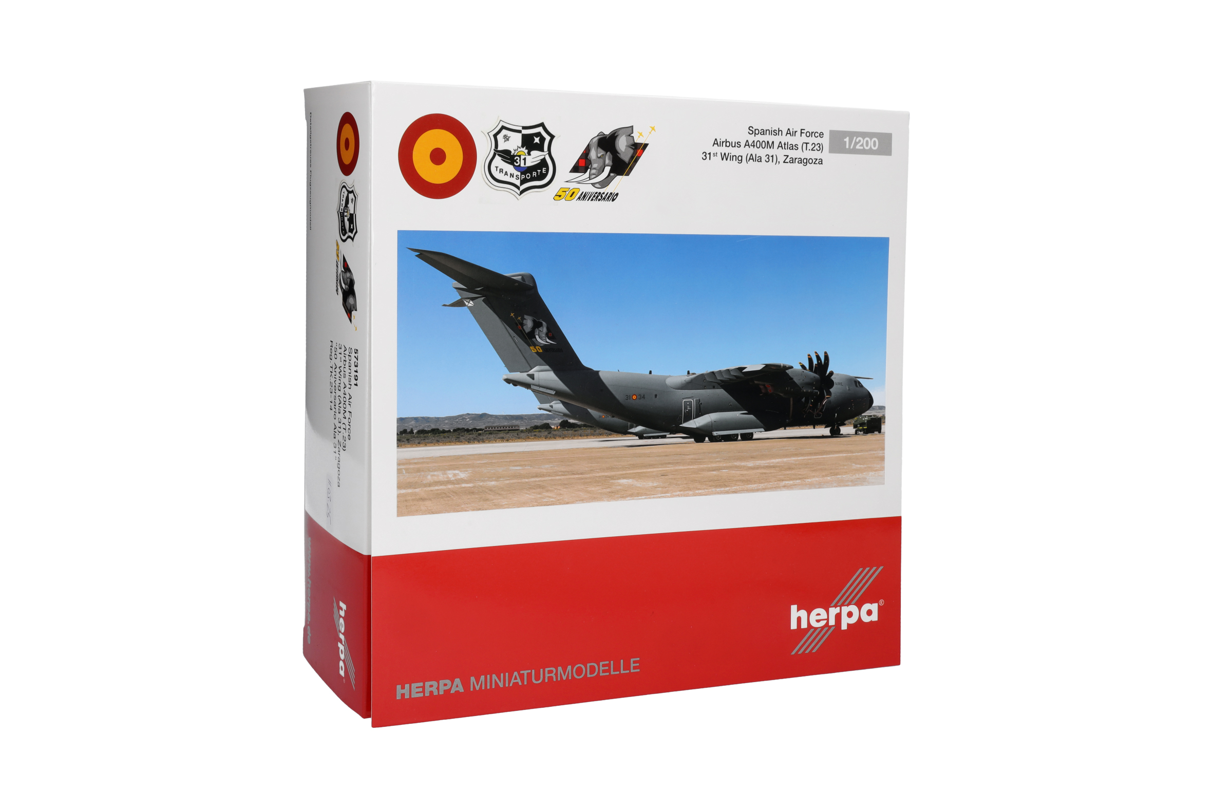 herpa 573191 - A400M Spanish AF Ala31 50Years