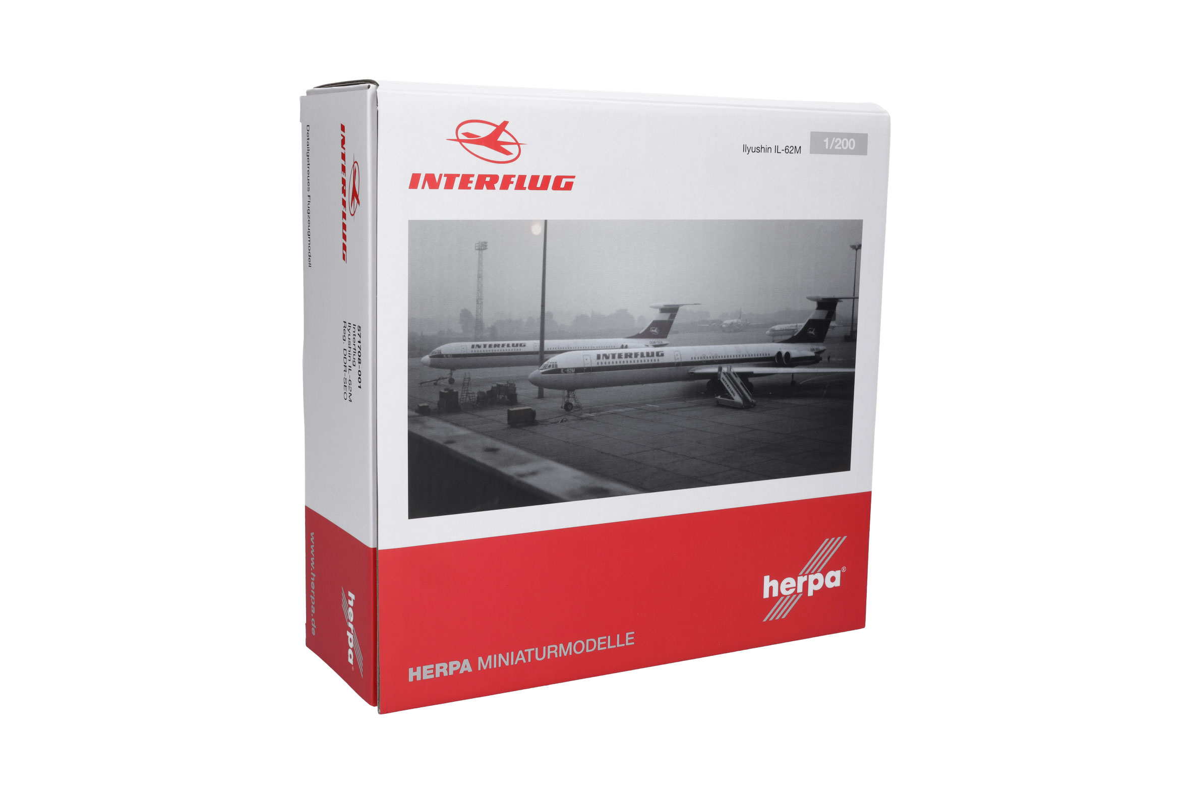 herpa 571708-001 - IL-62M Interflug DDR-SEO