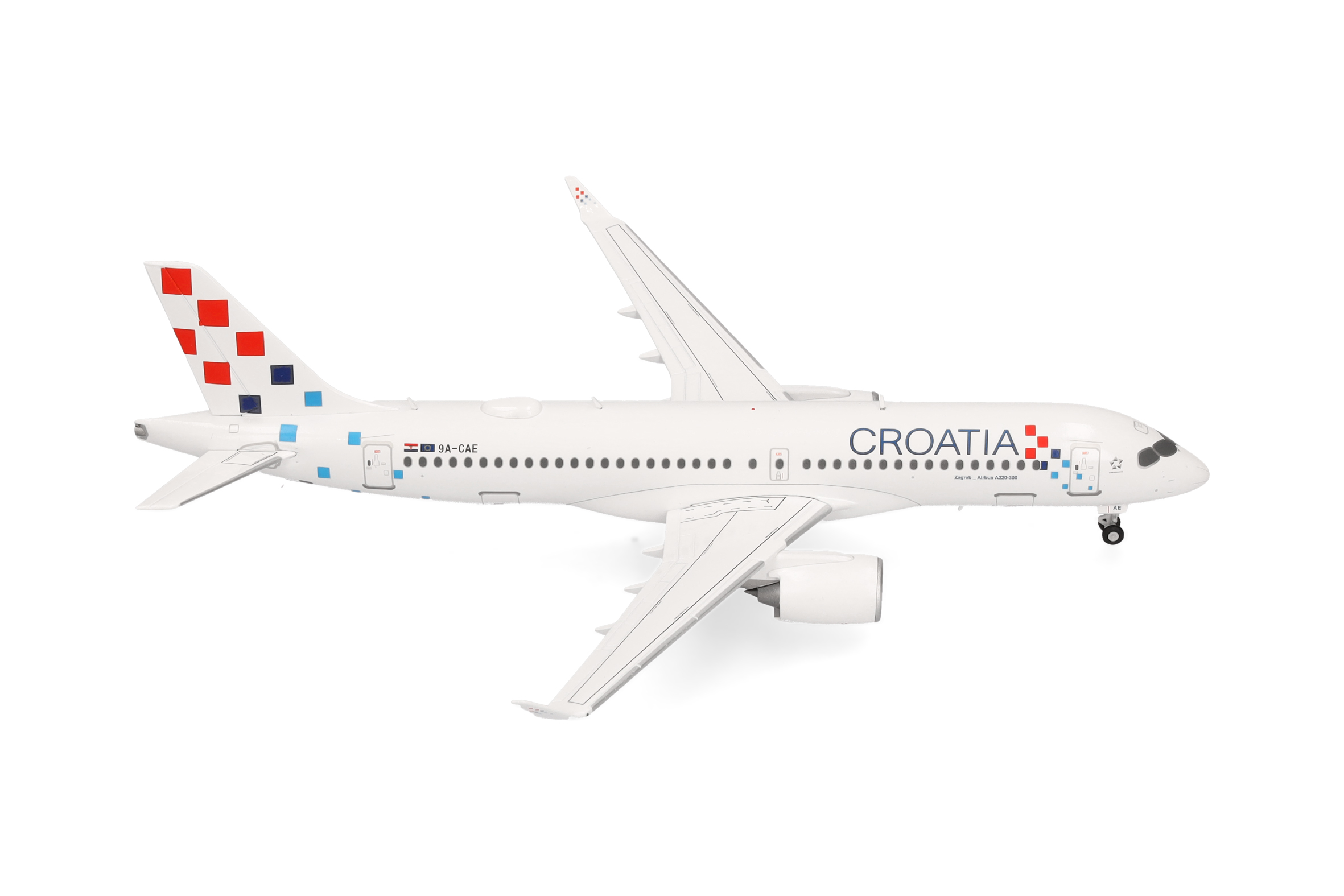 herpa 573757 - A220-300 Croatia Airlines