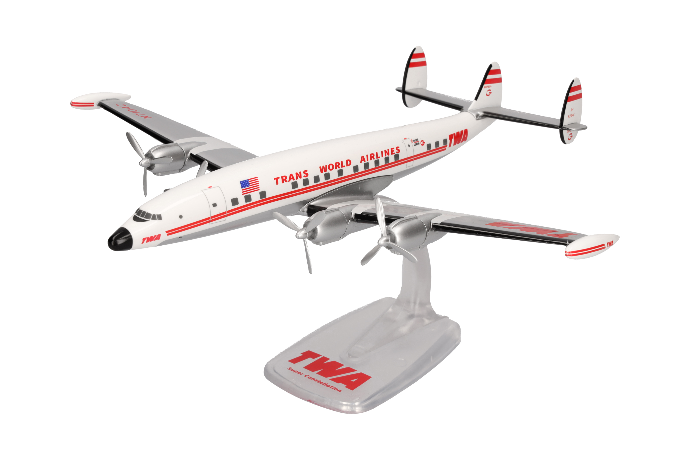 herpa 614467 - L-1049G TWA SuperConstellation