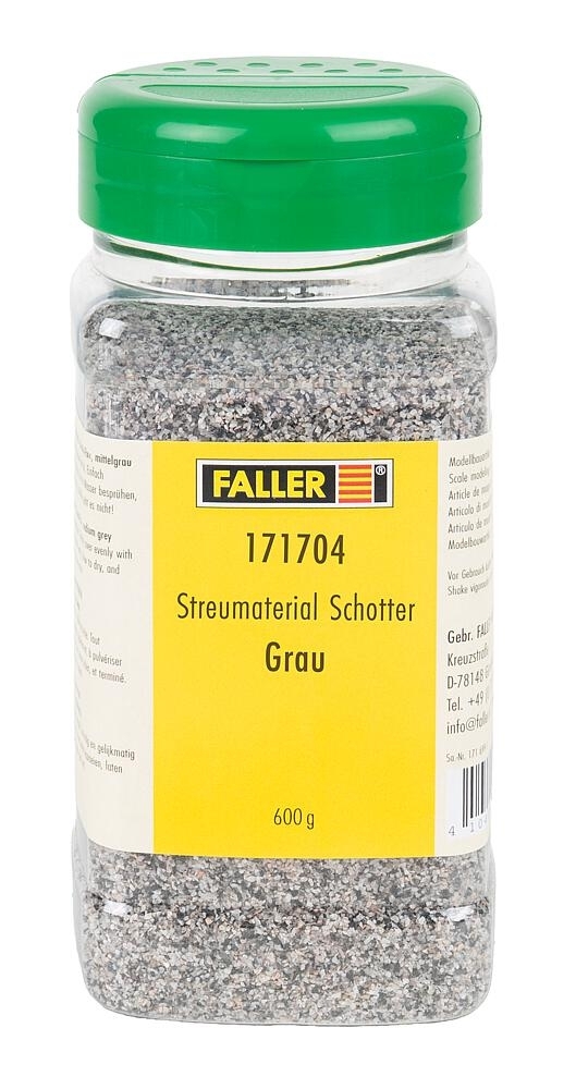 Faller 171704 - Streumaterial Schotter, grau,