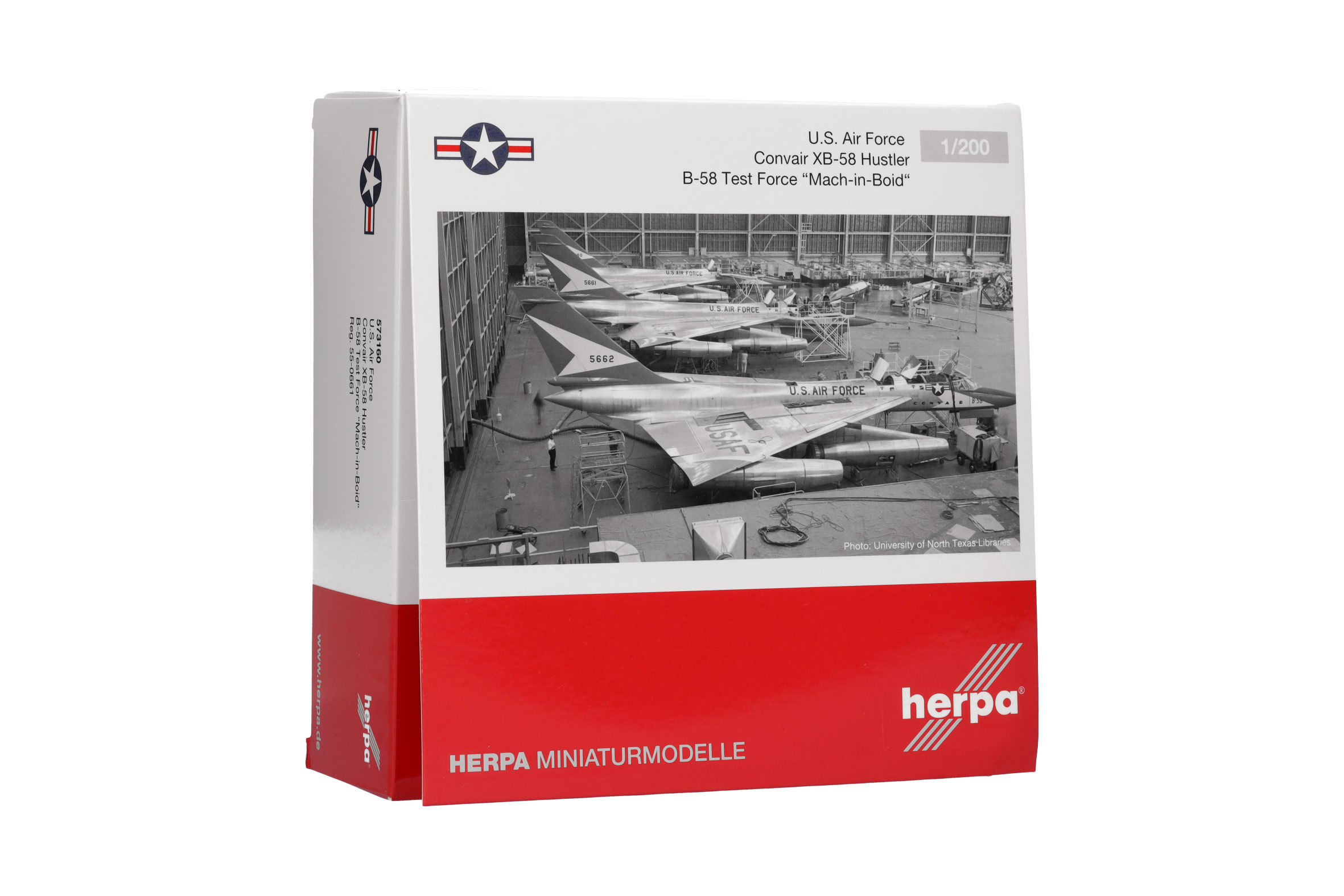 herpa 573160 - XB-58 Hustler USAF Test Force