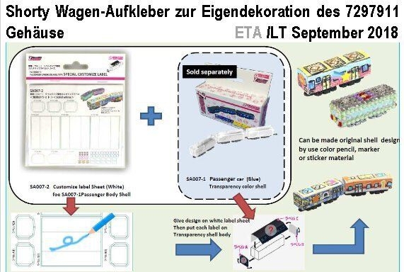 NOCH 97913 / Rokuhan  SA007-2 - Shorty Wagen-Aufkl